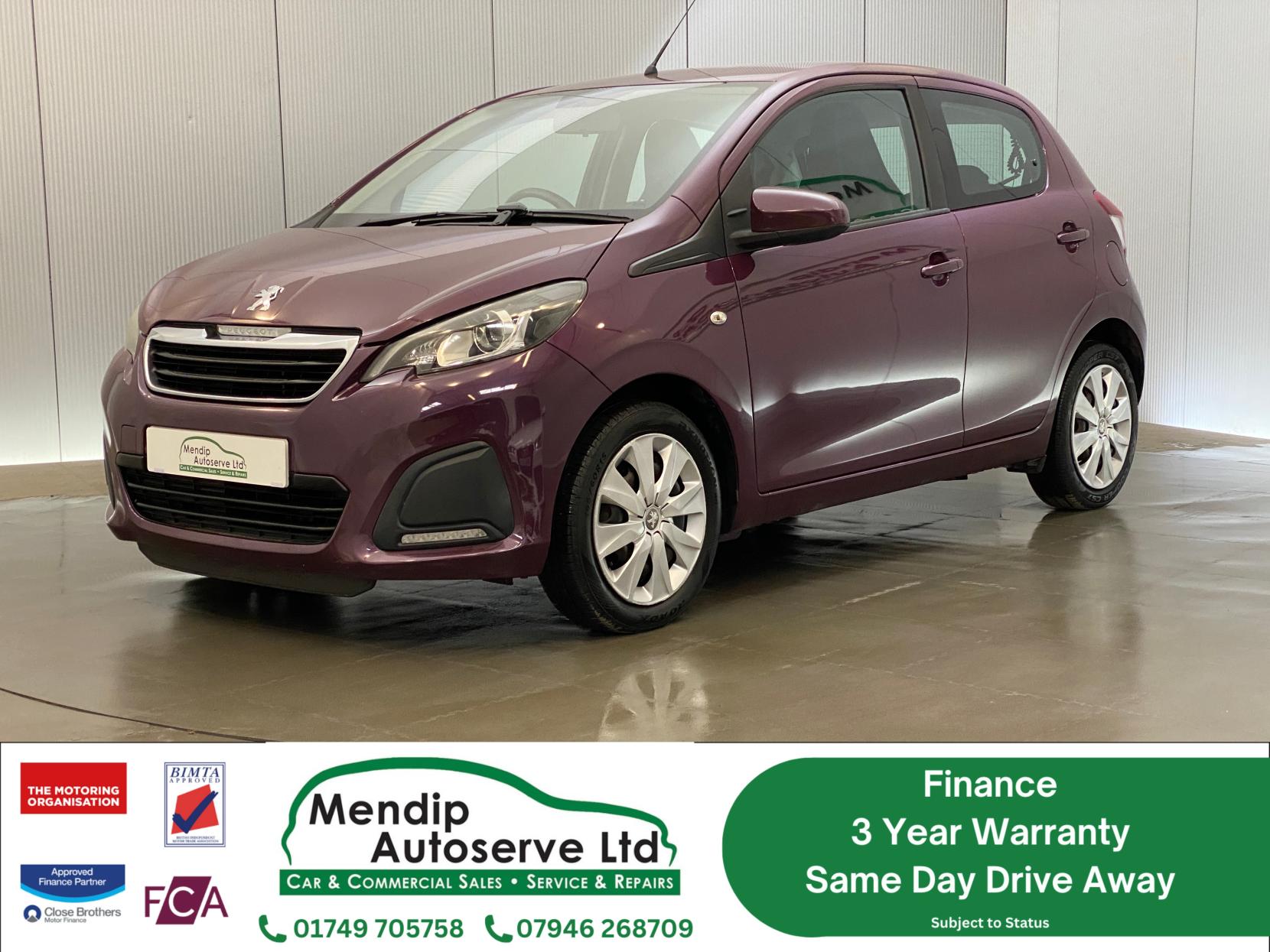 Peugeot 108 1.0 Active Hatchback 5dr Petrol Manual Euro 6 (68 ps)