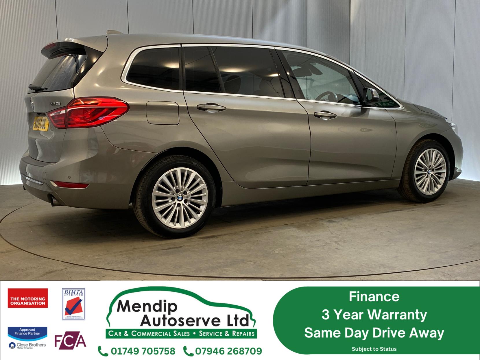 BMW 2 Series Gran Tourer 2.0 220i Luxury MPV 5dr Petrol Auto Euro 6 (s/s) (192 ps)