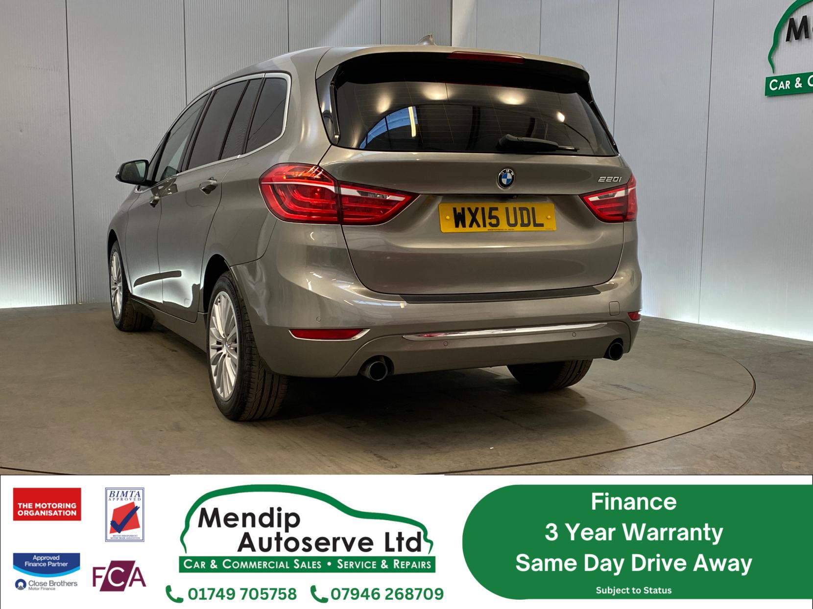 BMW 2 Series Gran Tourer 2.0 220i Luxury MPV 5dr Petrol Auto Euro 6 (s/s) (192 ps)