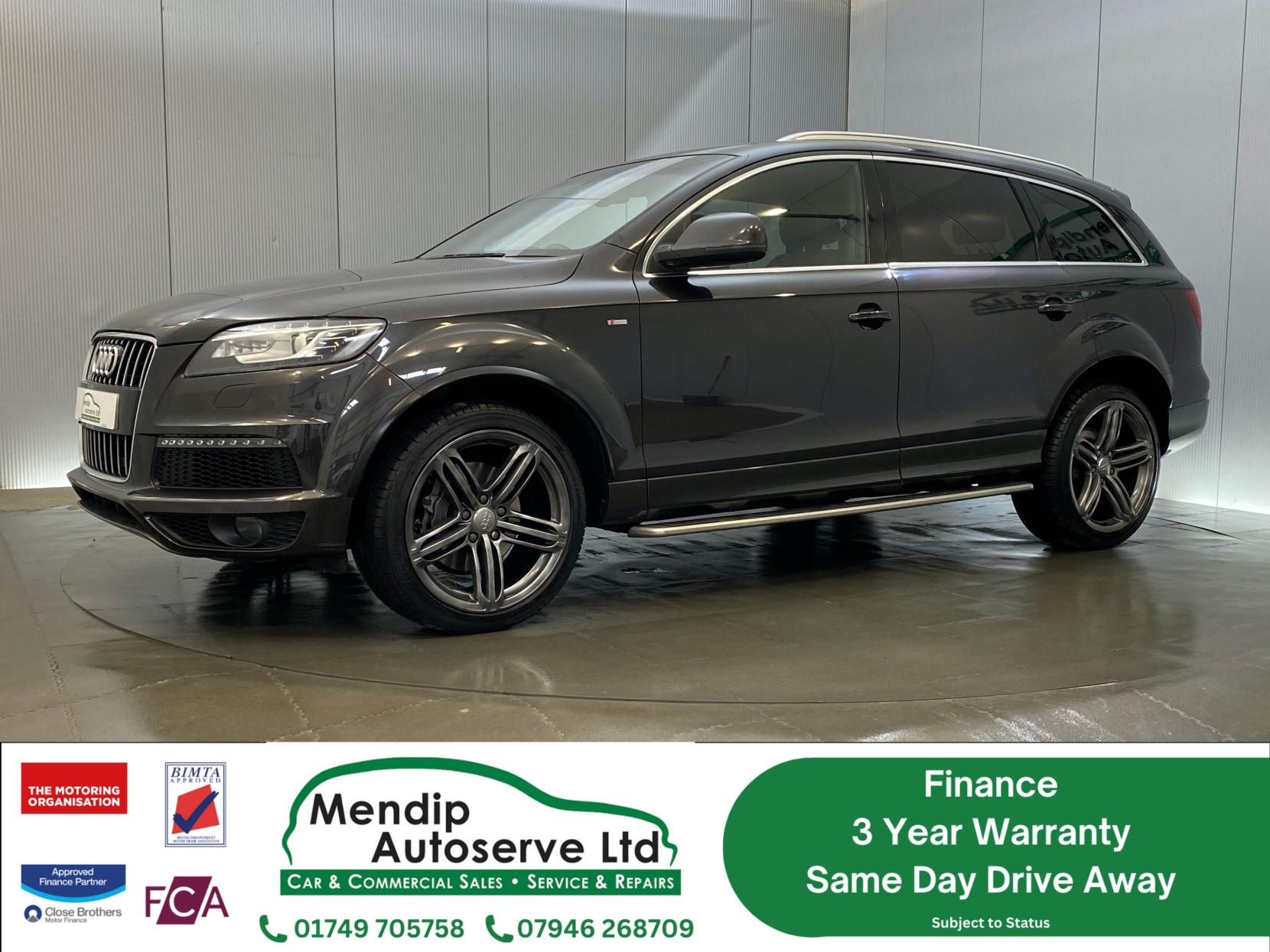 Audi Q7 3.0 TDI V6 S line Plus SUV 5dr Diesel Tiptronic quattro Euro 5 (s/s) (245 ps)
