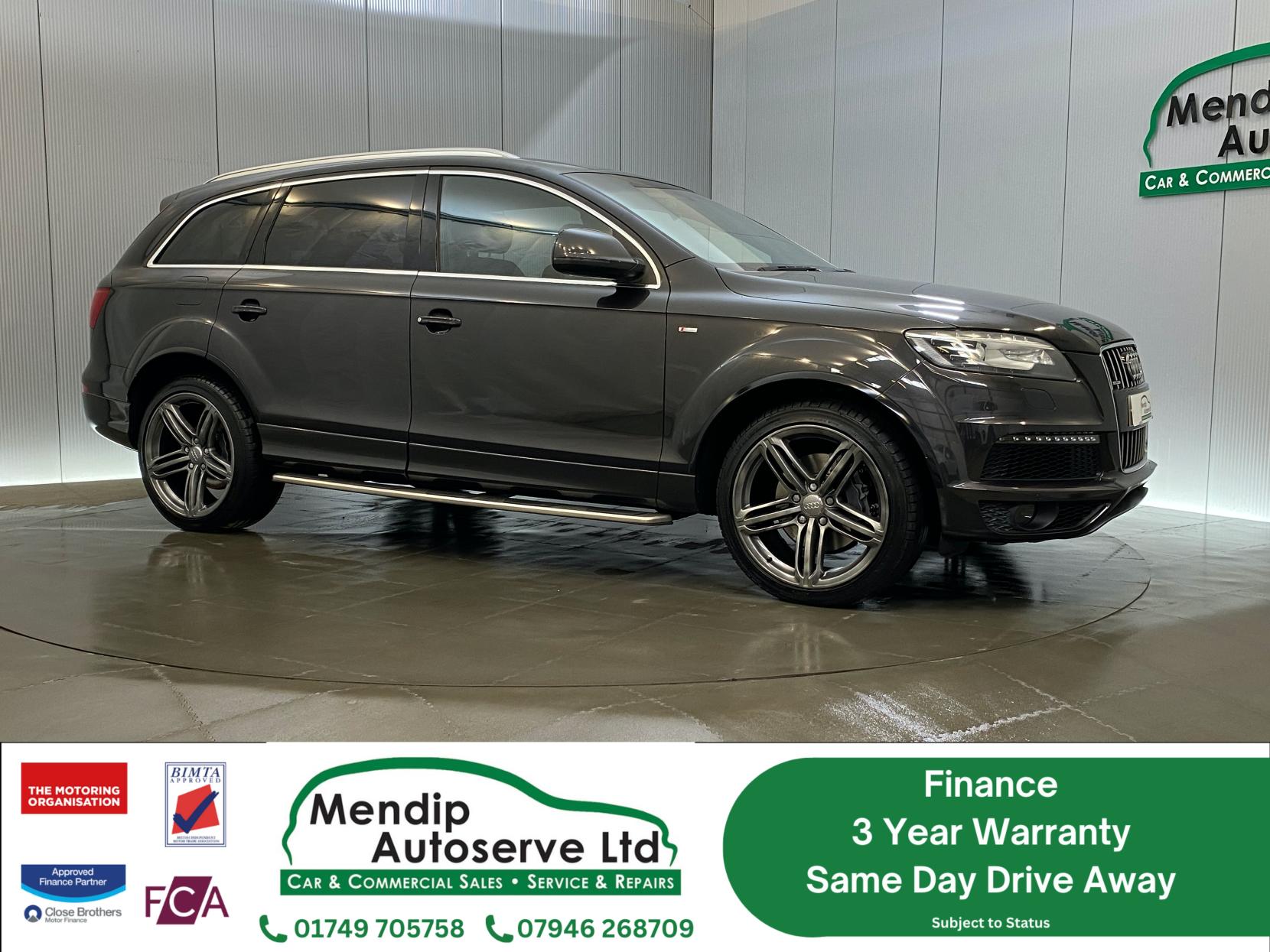 Audi Q7 3.0 TDI V6 S line Plus SUV 5dr Diesel Tiptronic quattro Euro 5 (s/s) (245 ps)