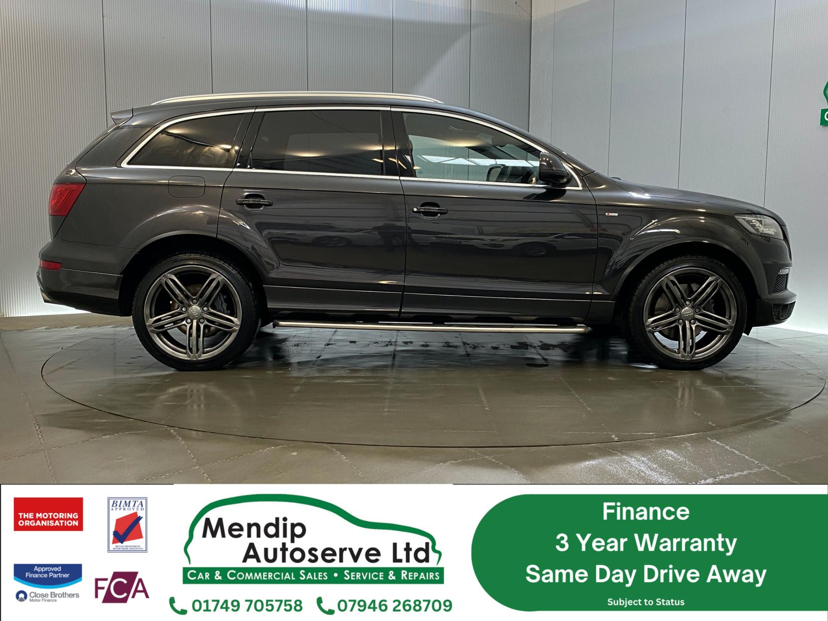 Audi Q7 3.0 TDI V6 S line Plus SUV 5dr Diesel Tiptronic quattro Euro 5 (s/s) (245 ps)
