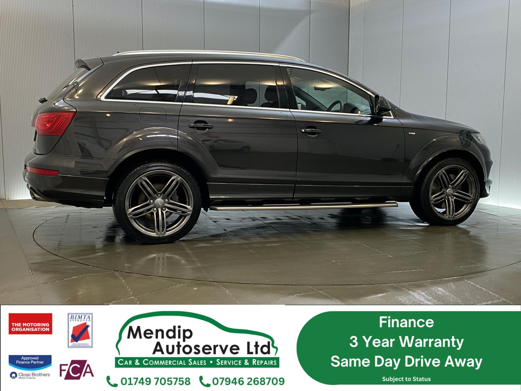 Audi Q7 3.0 TDI V6 S line Plus SUV 5dr Diesel Tiptronic quattro Euro 5 (s/s) (245 ps)