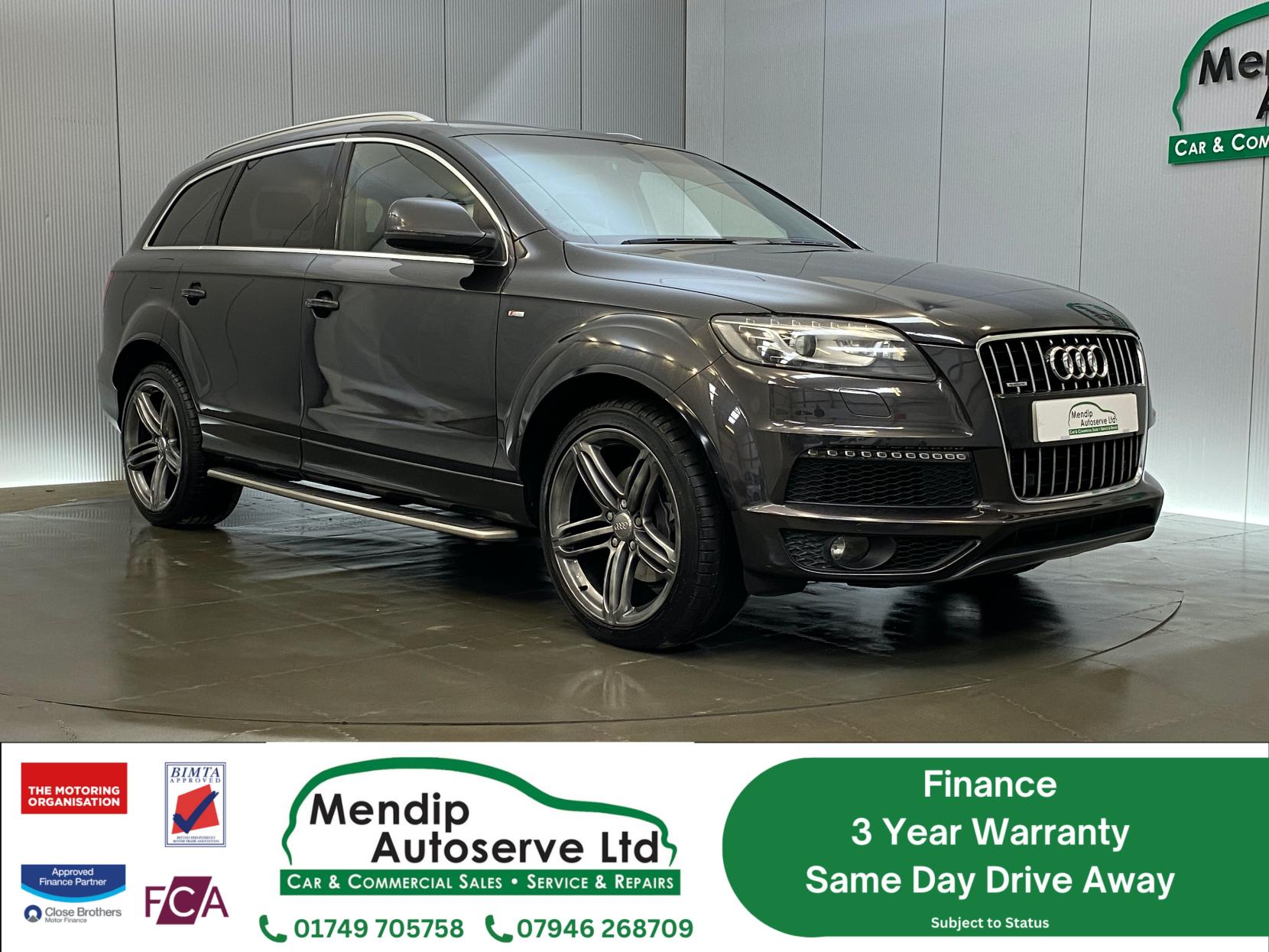 Audi Q7 3.0 TDI V6 S line Plus SUV 5dr Diesel Tiptronic quattro Euro 5 (s/s) (245 ps)