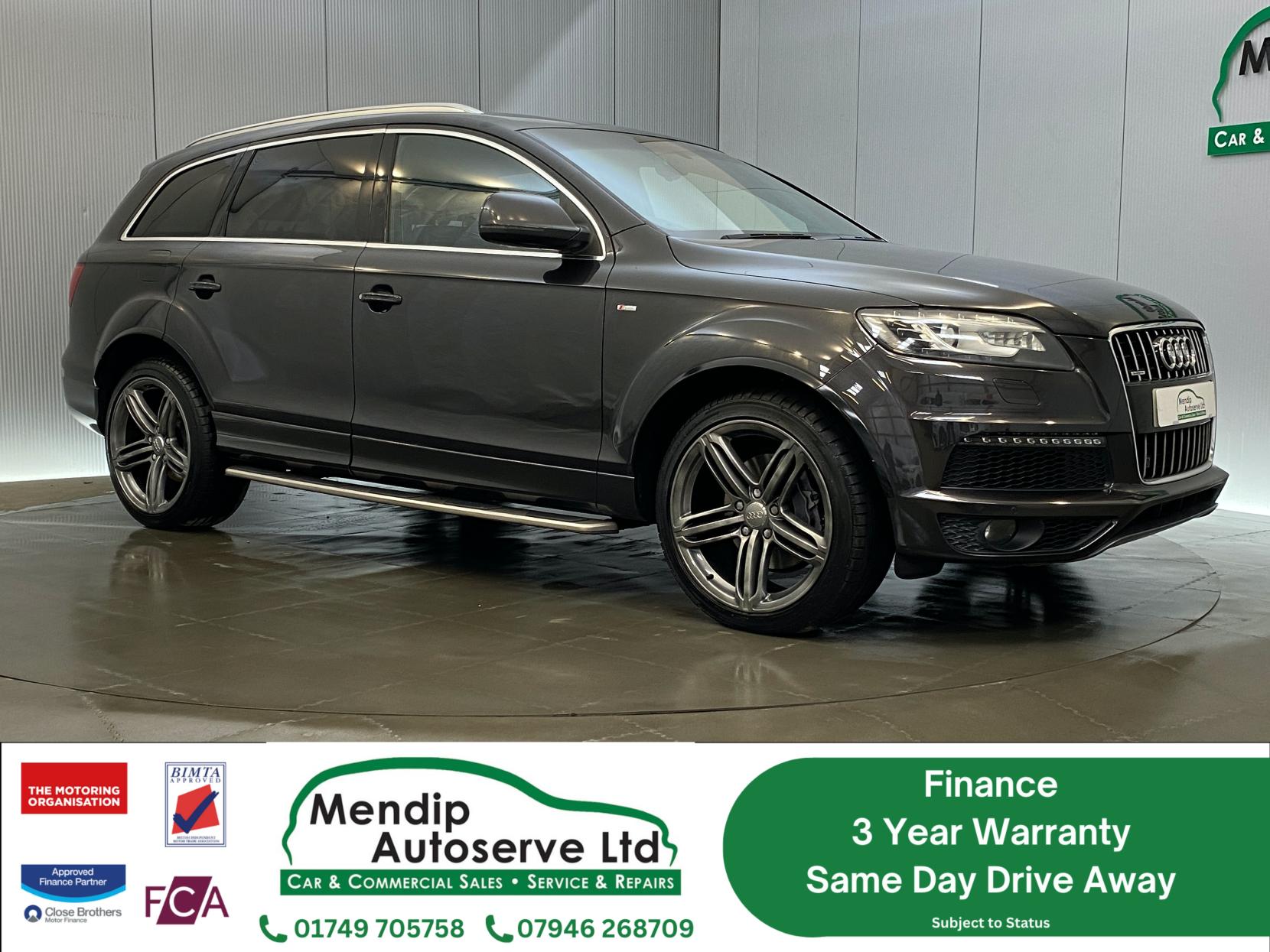 Audi Q7 3.0 TDI V6 S line Plus SUV 5dr Diesel Tiptronic quattro Euro 5 (s/s) (245 ps)