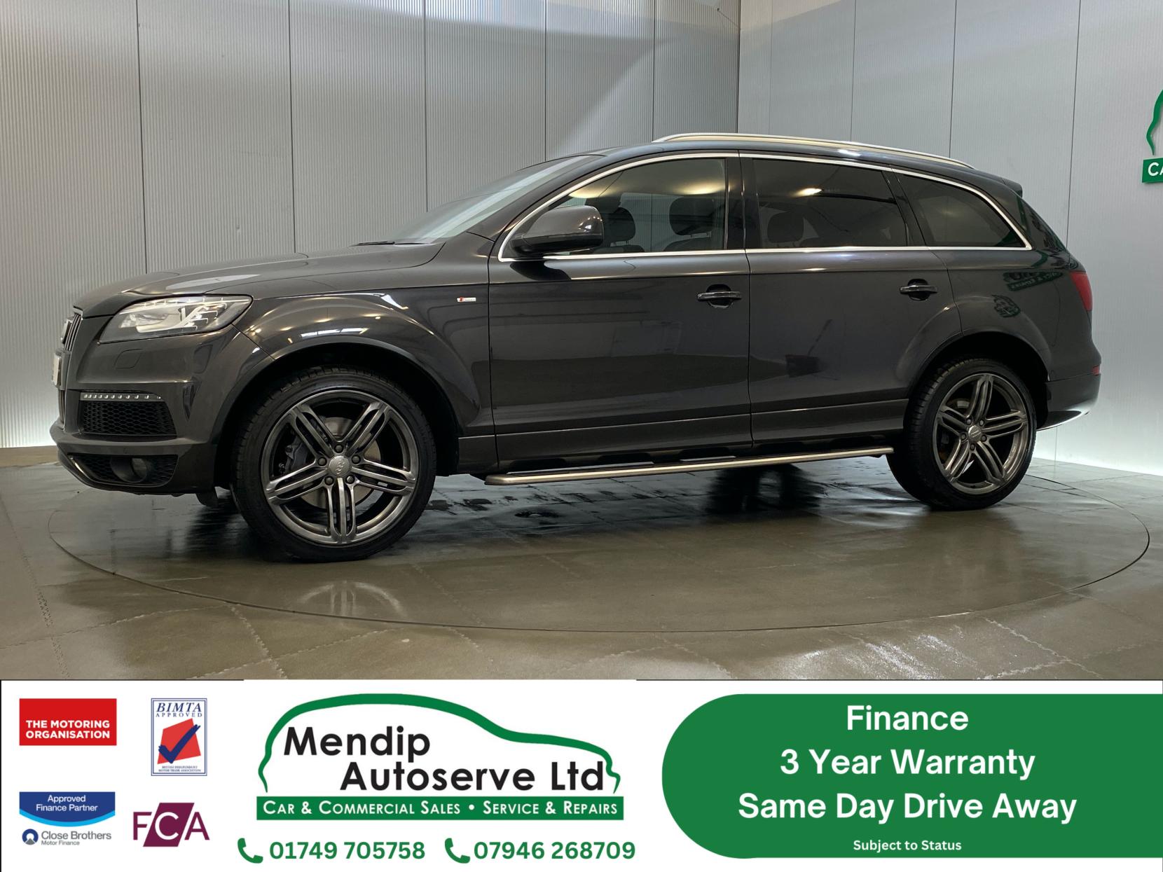 Audi Q7 3.0 TDI V6 S line Plus SUV 5dr Diesel Tiptronic quattro Euro 5 (s/s) (245 ps)