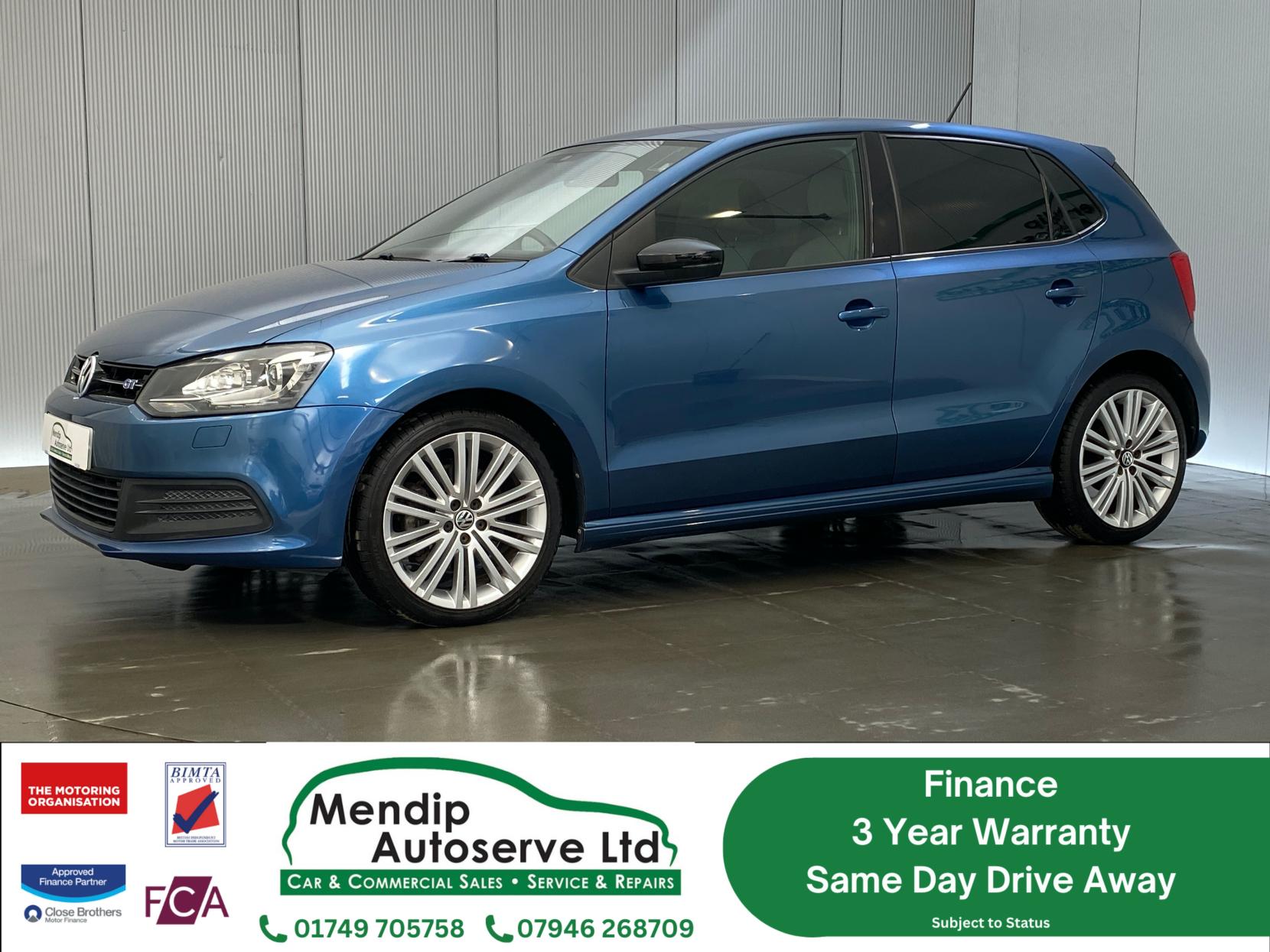 Volkswagen Polo 1.4 TSI BlueMotion Tech ACT BlueGT Hatchback 5dr Petrol DSG Euro 6 (s/s) (150 ps)