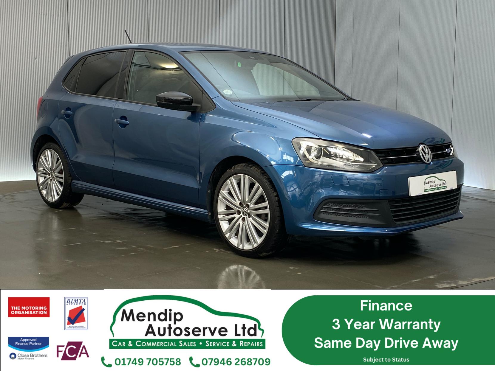 Volkswagen Polo 1.4 TSI BlueMotion Tech ACT BlueGT Hatchback 5dr Petrol DSG Euro 6 (s/s) (150 ps)