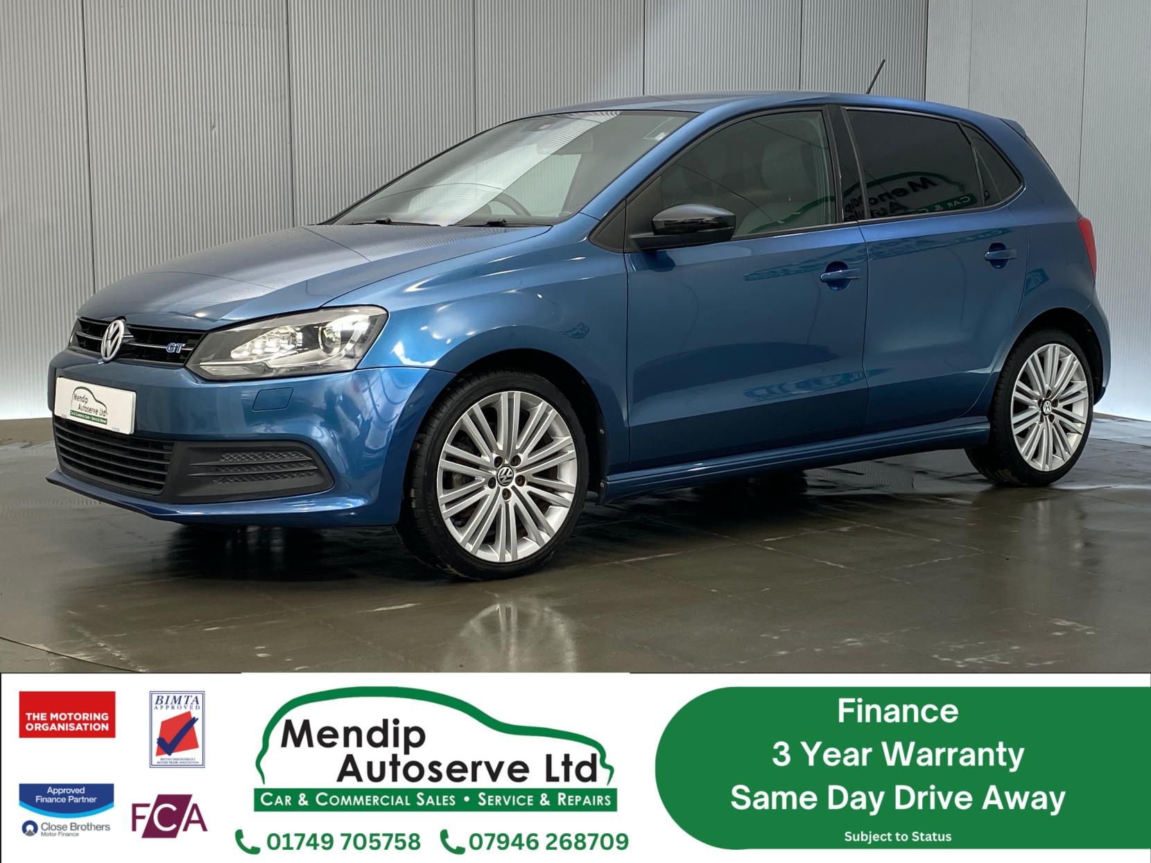 Volkswagen Polo 1.4 TSI BlueMotion Tech ACT BlueGT Hatchback 5dr Petrol DSG Euro 6 (s/s) (150 ps)