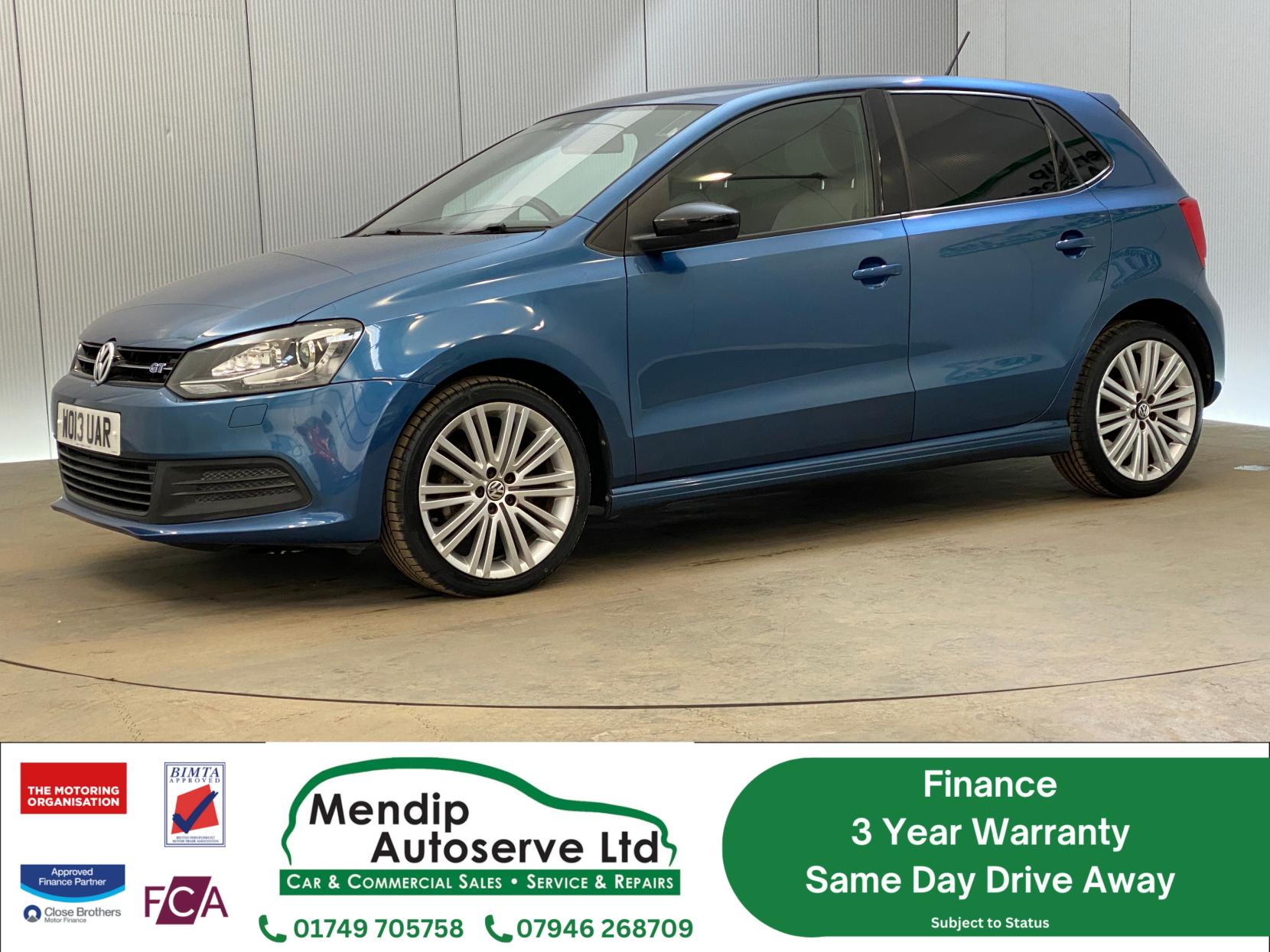 Volkswagen Polo 1.4 TSI BlueMotion Tech ACT BlueGT Hatchback 5dr Petrol DSG Euro 6 (s/s) (150 ps)