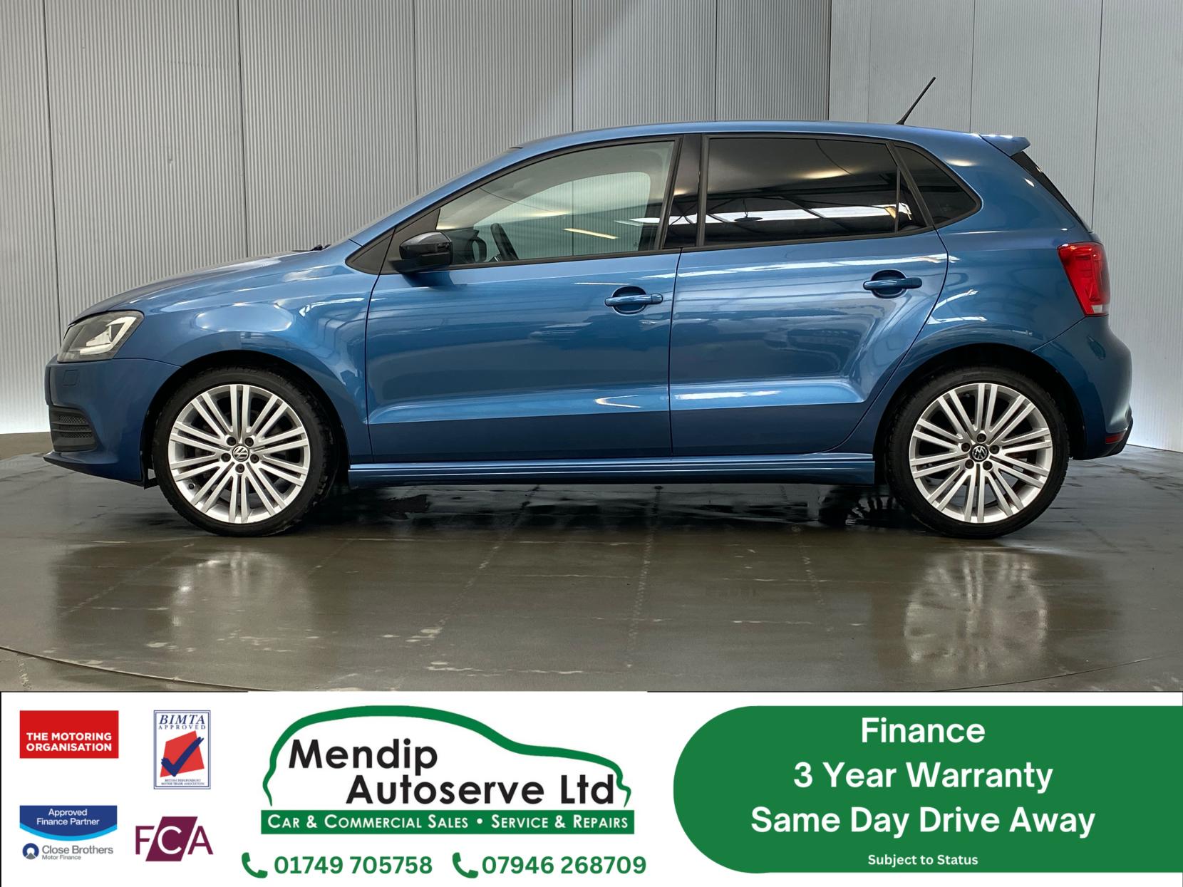 Volkswagen Polo 1.4 TSI BlueMotion Tech ACT BlueGT Hatchback 5dr Petrol DSG Euro 6 (s/s) (150 ps)