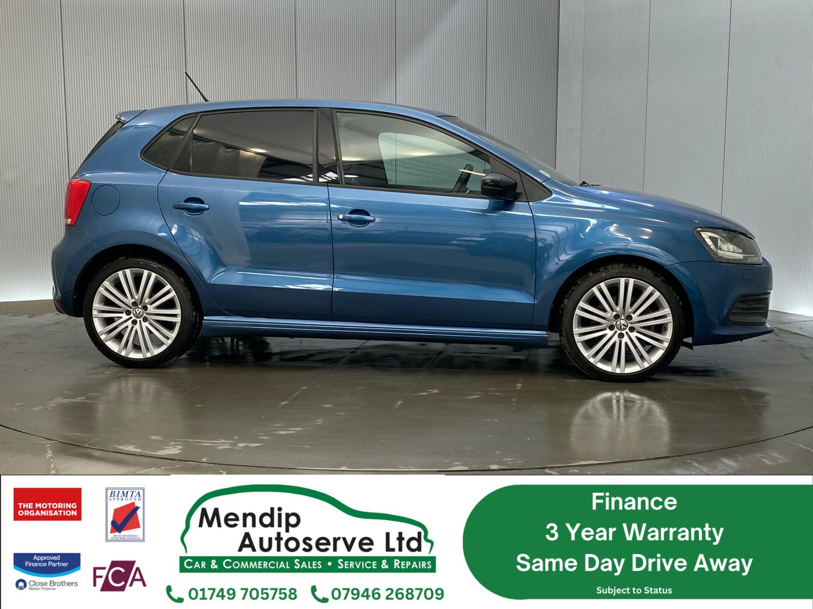 Volkswagen Polo 1.4 TSI BlueMotion Tech ACT BlueGT Hatchback 5dr Petrol DSG Euro 6 (s/s) (150 ps)