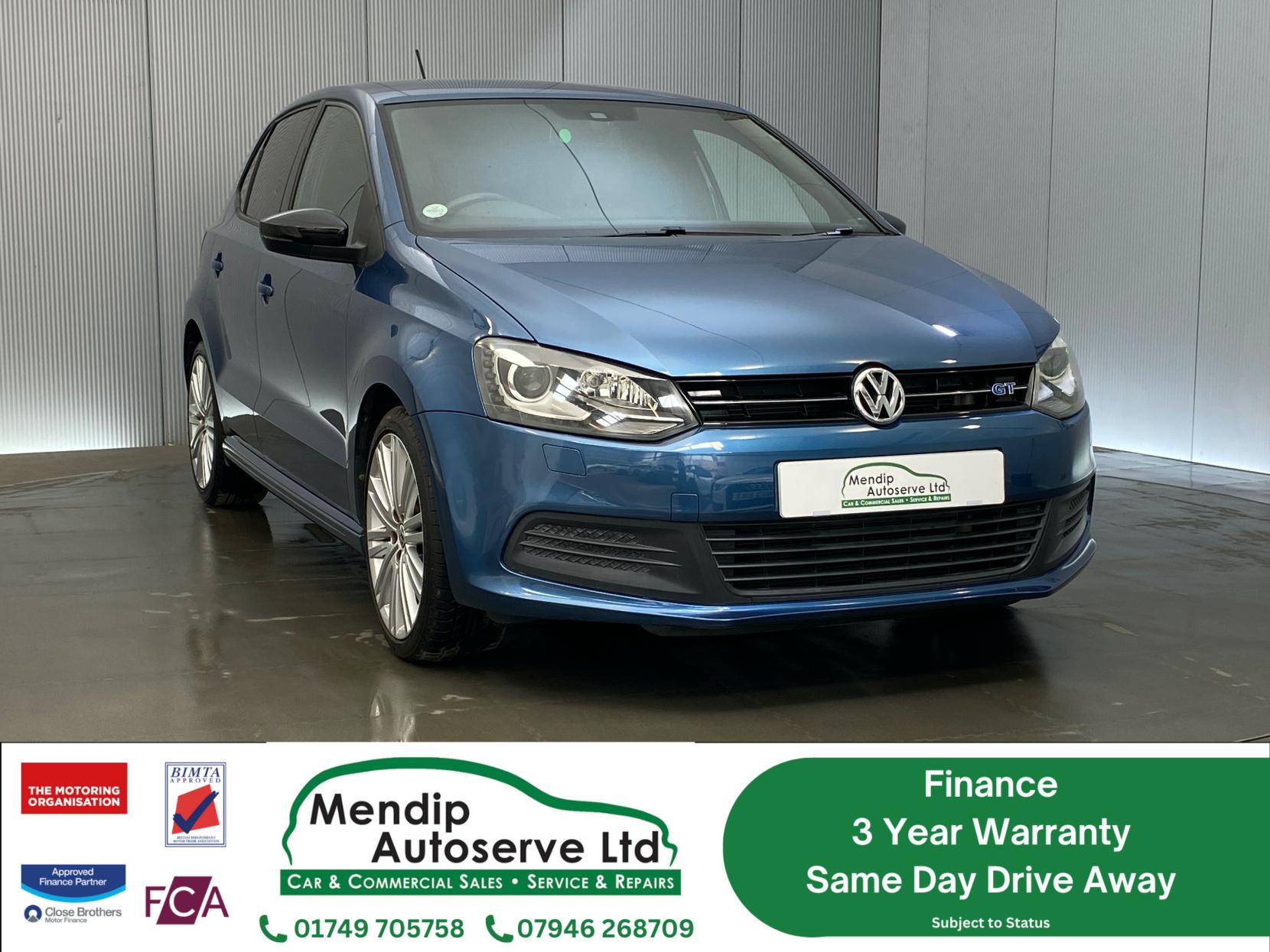 Volkswagen Polo 1.4 TSI BlueMotion Tech ACT BlueGT Hatchback 5dr Petrol DSG Euro 6 (s/s) (150 ps)