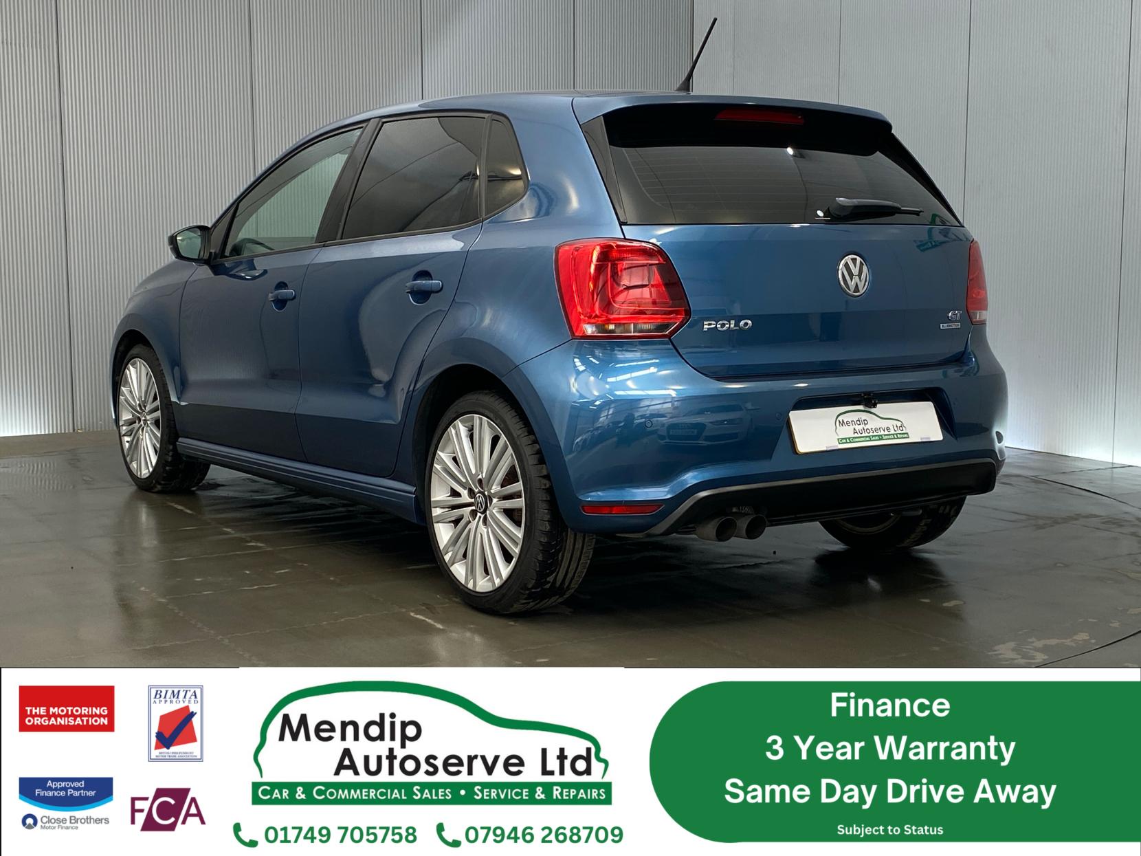 Volkswagen Polo 1.4 TSI BlueMotion Tech ACT BlueGT Hatchback 5dr Petrol DSG Euro 6 (s/s) (150 ps)