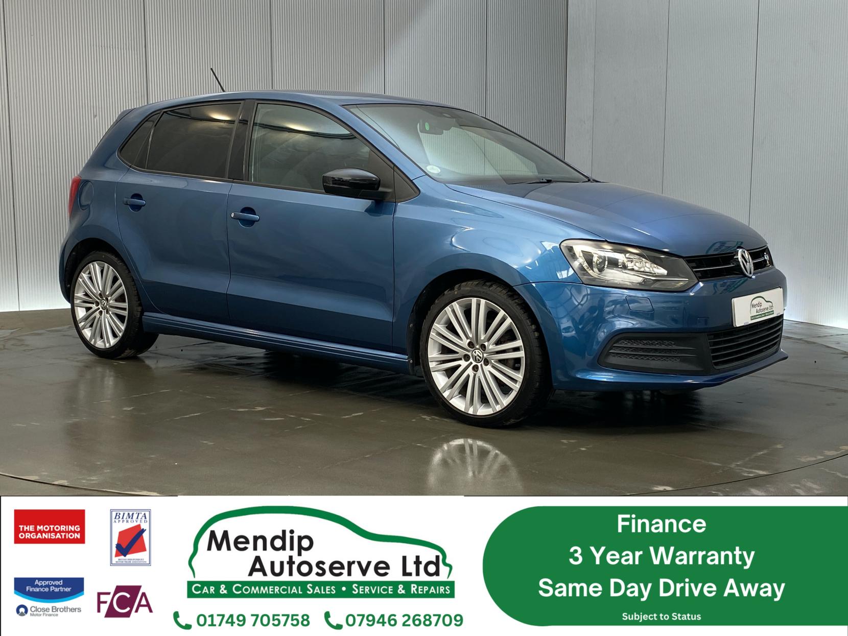 Volkswagen Polo 1.4 TSI BlueMotion Tech ACT BlueGT Hatchback 5dr Petrol DSG Euro 6 (s/s) (150 ps)
