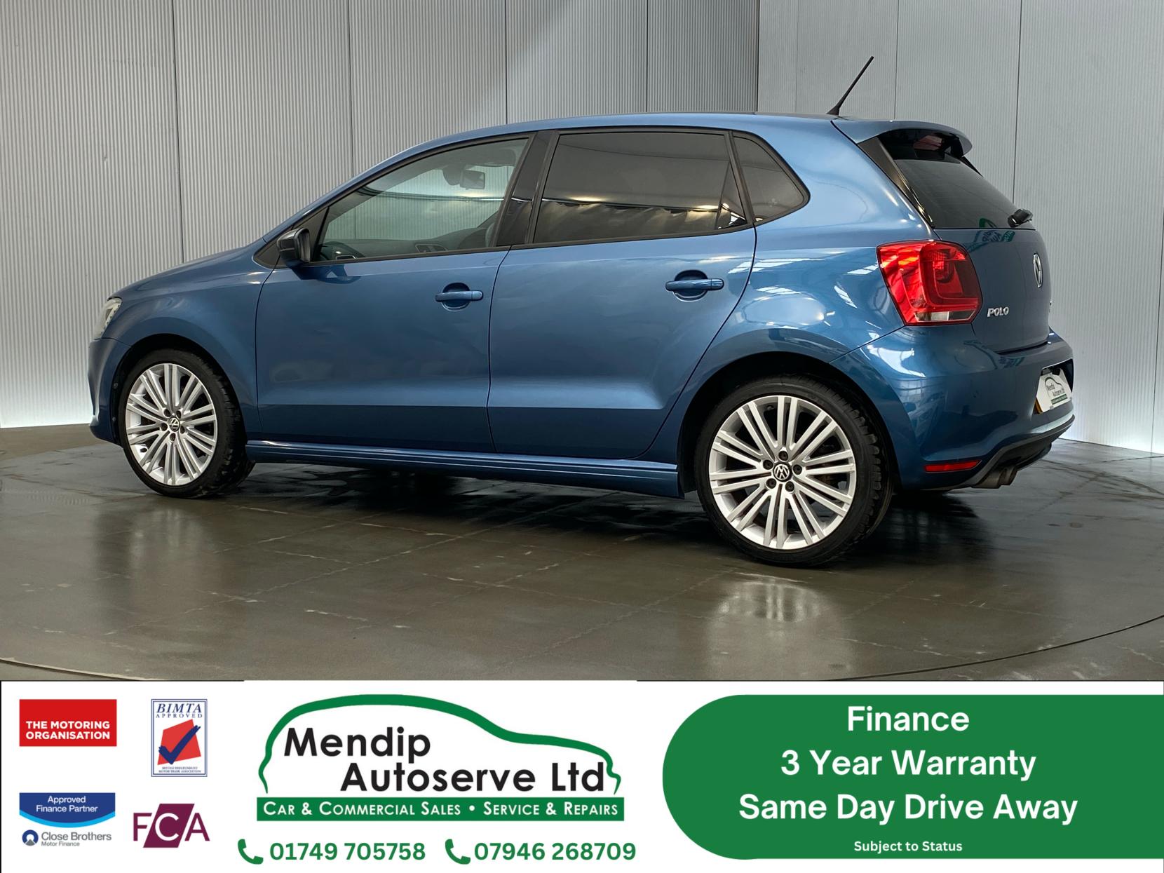 Volkswagen Polo 1.4 TSI BlueMotion Tech ACT BlueGT Hatchback 5dr Petrol DSG Euro 6 (s/s) (150 ps)