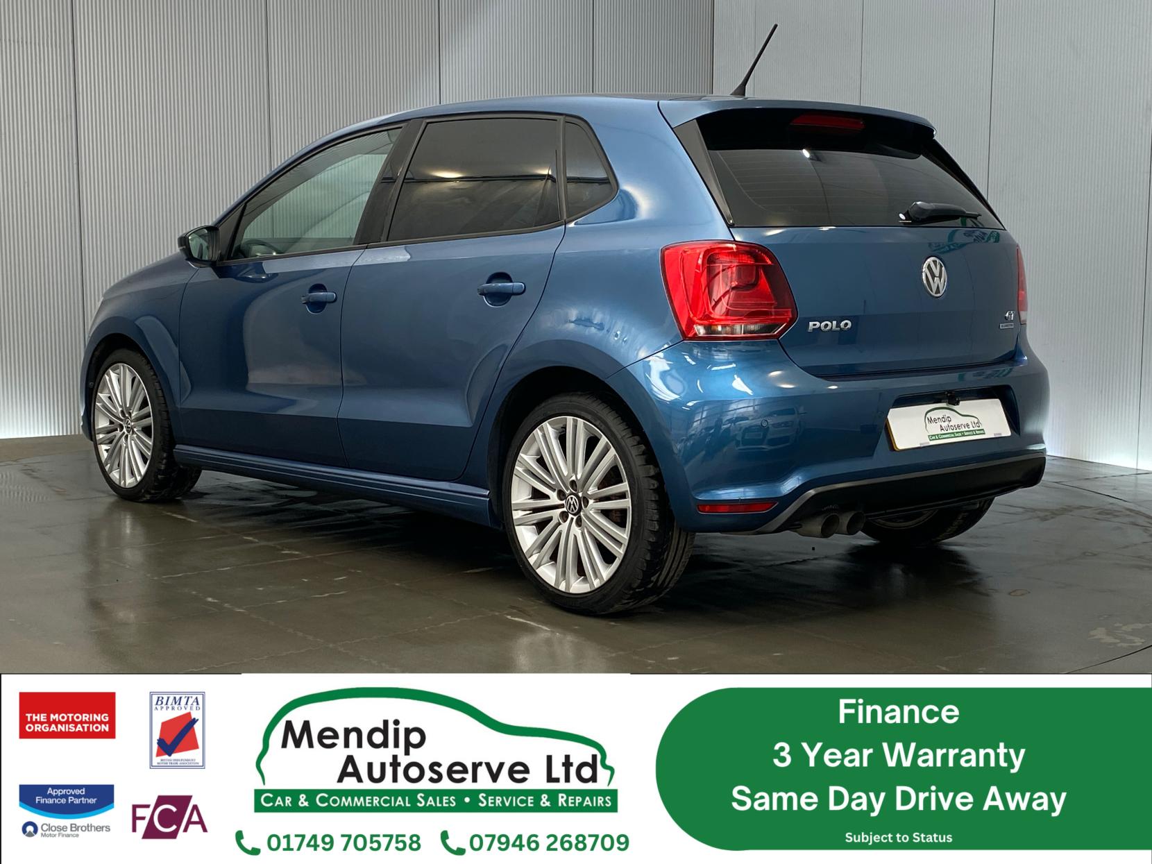 Volkswagen Polo 1.4 TSI BlueMotion Tech ACT BlueGT Hatchback 5dr Petrol DSG Euro 6 (s/s) (150 ps)