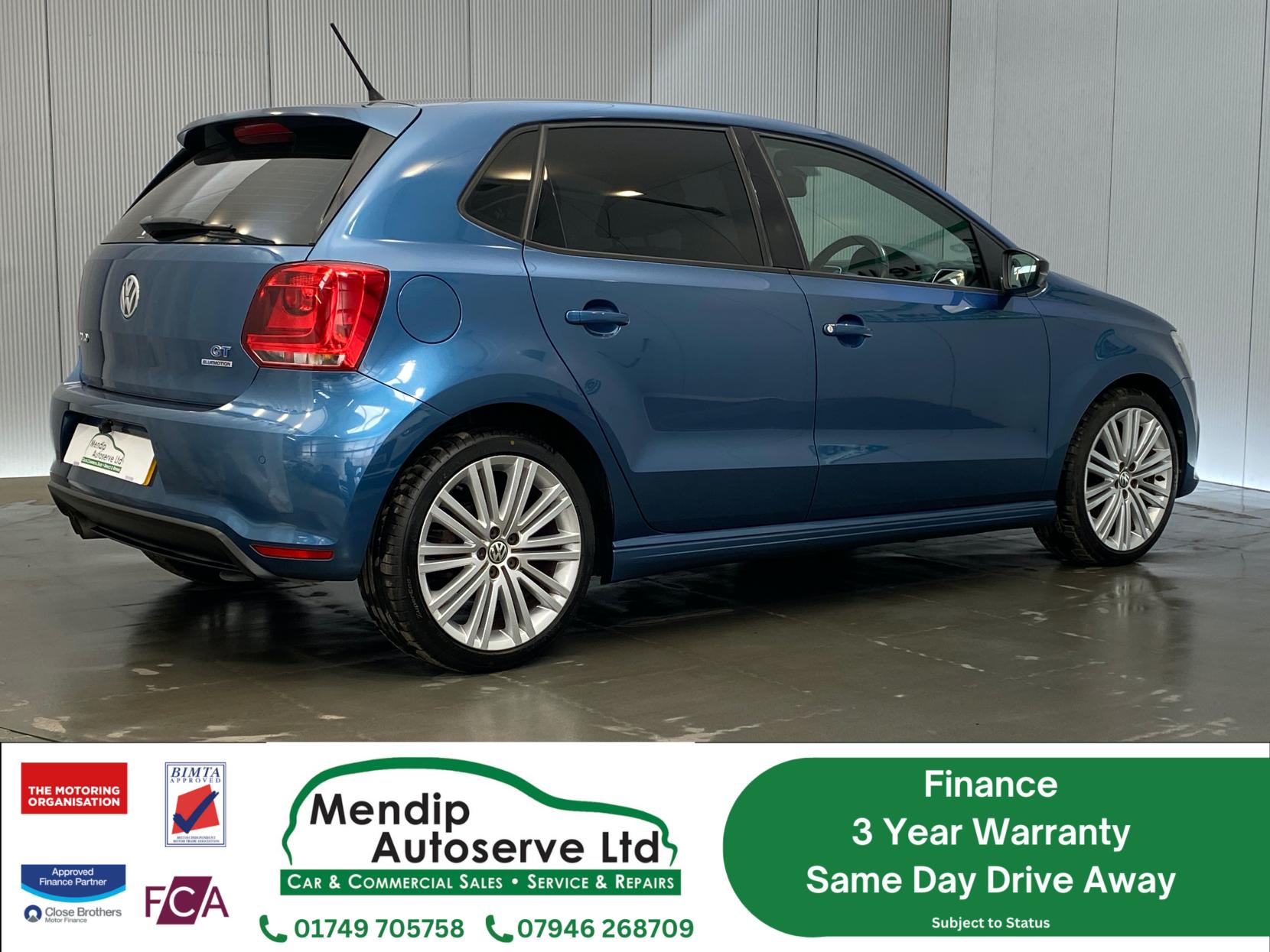 Volkswagen Polo 1.4 TSI BlueMotion Tech ACT BlueGT Hatchback 5dr Petrol DSG Euro 6 (s/s) (150 ps)