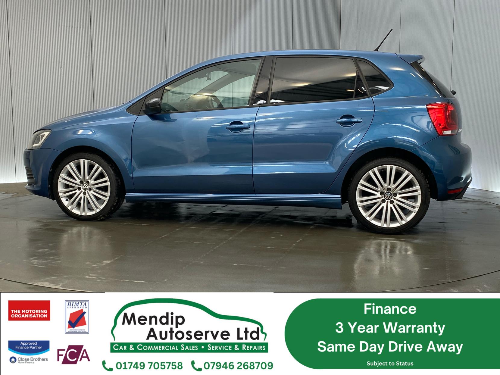 Volkswagen Polo 1.4 TSI BlueMotion Tech ACT BlueGT Hatchback 5dr Petrol DSG Euro 6 (s/s) (150 ps)