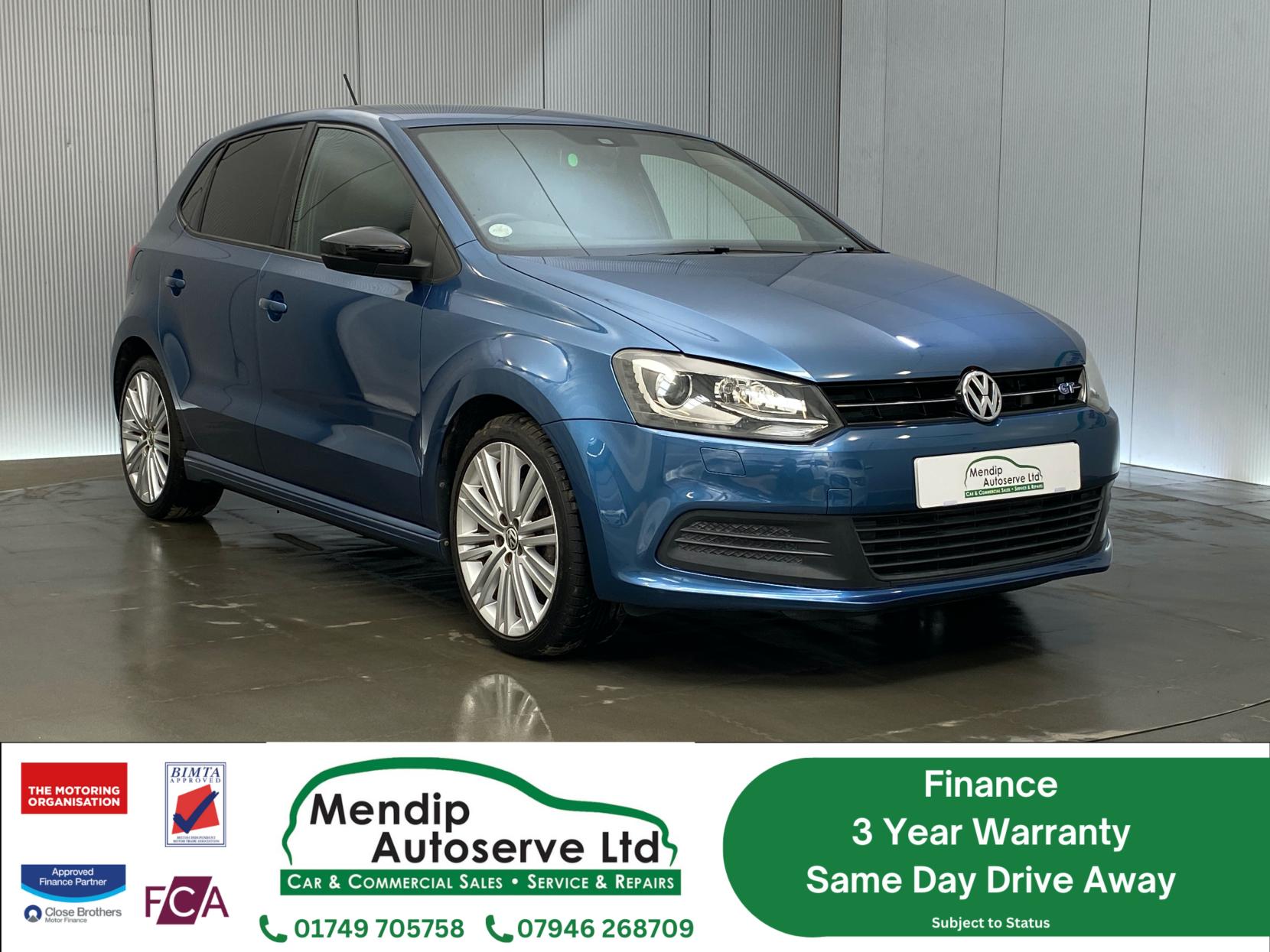 Volkswagen Polo 1.4 TSI BlueMotion Tech ACT BlueGT Hatchback 5dr Petrol DSG Euro 6 (s/s) (150 ps)