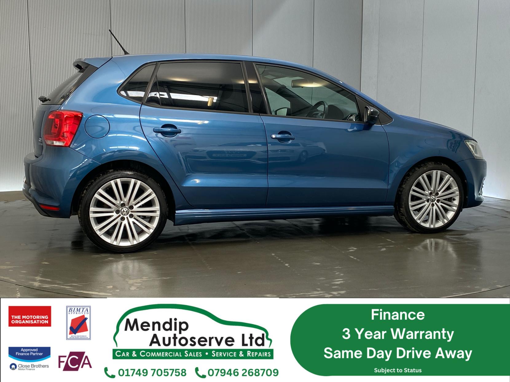 Volkswagen Polo 1.4 TSI BlueMotion Tech ACT BlueGT Hatchback 5dr Petrol DSG Euro 6 (s/s) (150 ps)