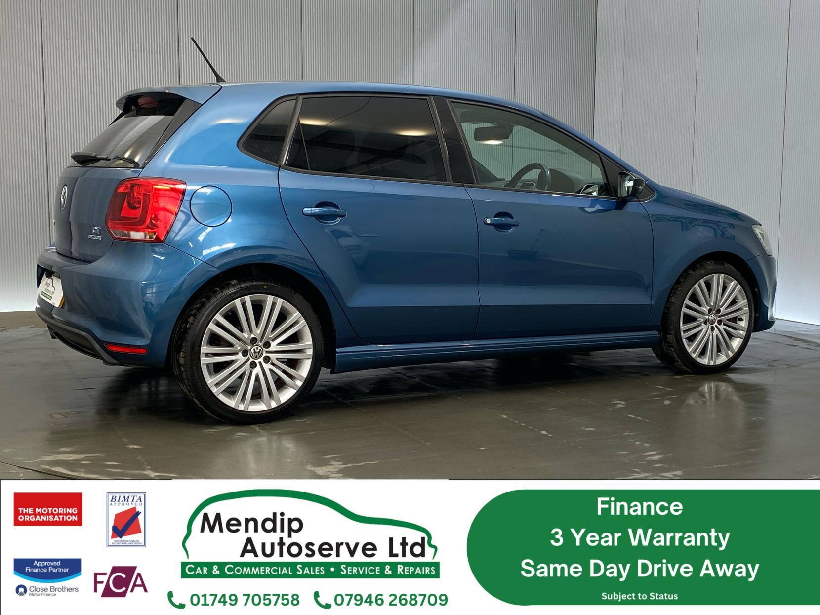 Volkswagen Polo 1.4 TSI BlueMotion Tech ACT BlueGT Hatchback 5dr Petrol DSG Euro 6 (s/s) (150 ps)