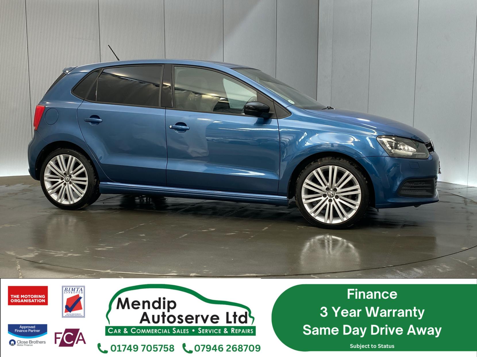 Volkswagen Polo 1.4 TSI BlueMotion Tech ACT BlueGT Hatchback 5dr Petrol DSG Euro 6 (s/s) (150 ps)
