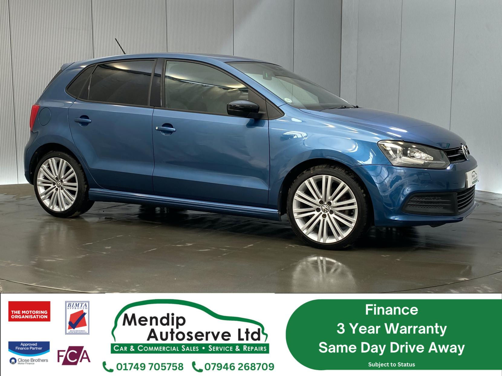 Volkswagen Polo 1.4 TSI BlueMotion Tech ACT BlueGT Hatchback 5dr Petrol DSG Euro 6 (s/s) (150 ps)