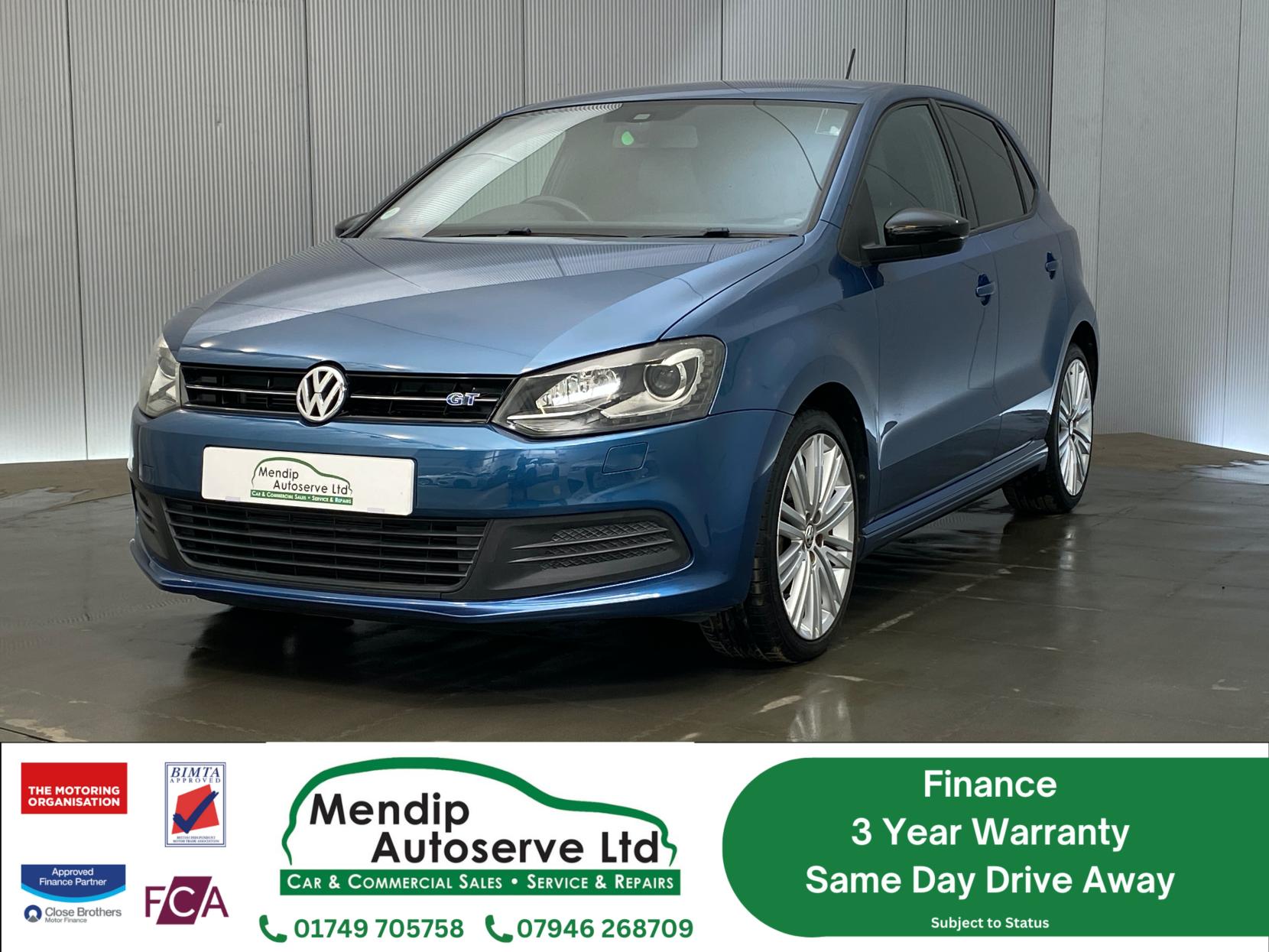 Volkswagen Polo 1.4 TSI BlueMotion Tech ACT BlueGT Hatchback 5dr Petrol DSG Euro 6 (s/s) (150 ps)
