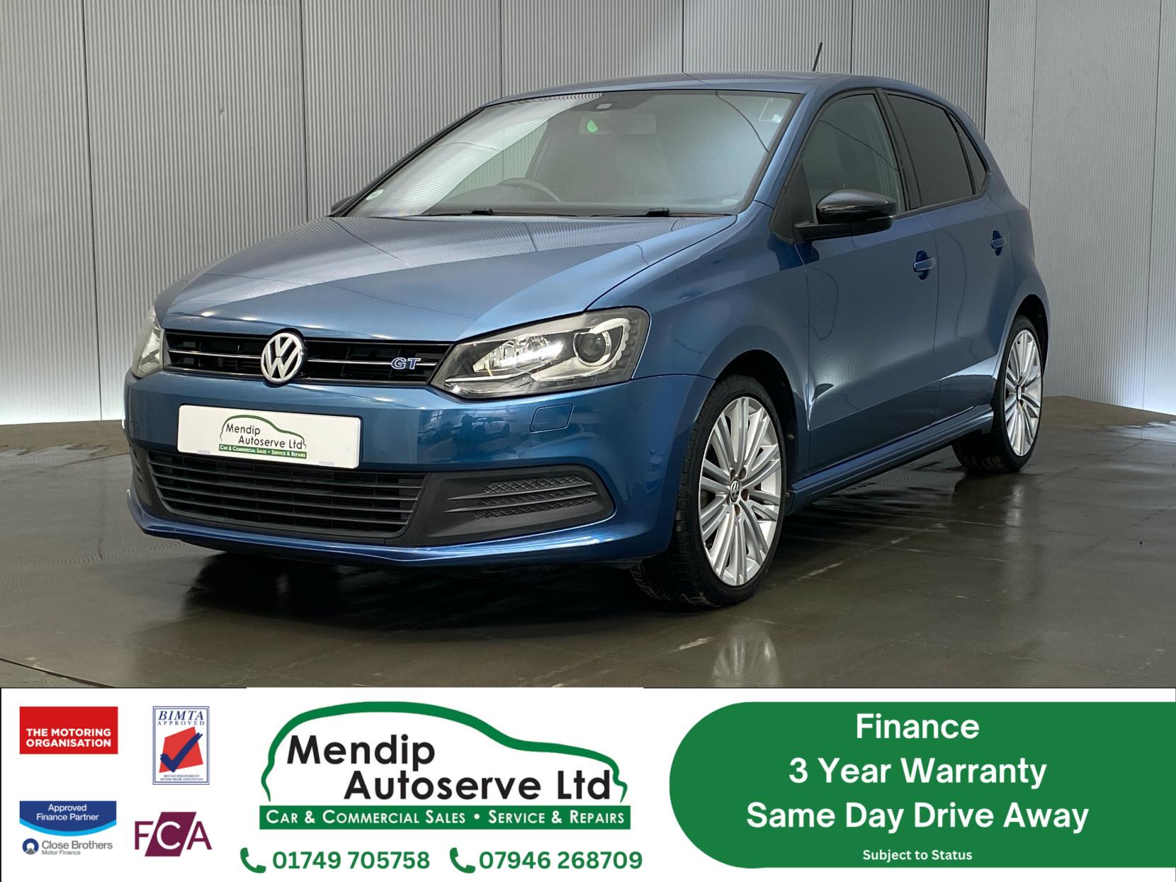 Volkswagen Polo 1.4 TSI BlueMotion Tech ACT BlueGT Hatchback 5dr Petrol DSG Euro 6 (s/s) (150 ps)