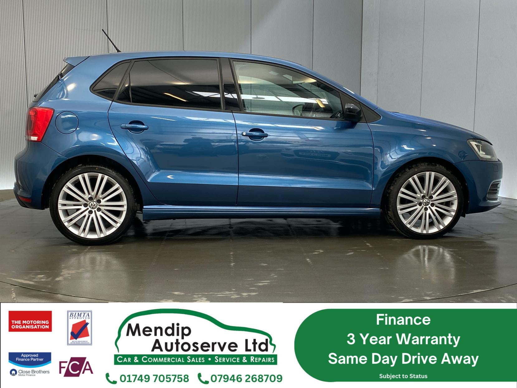 Volkswagen Polo 1.4 TSI BlueMotion Tech ACT BlueGT Hatchback 5dr Petrol DSG Euro 6 (s/s) (150 ps)
