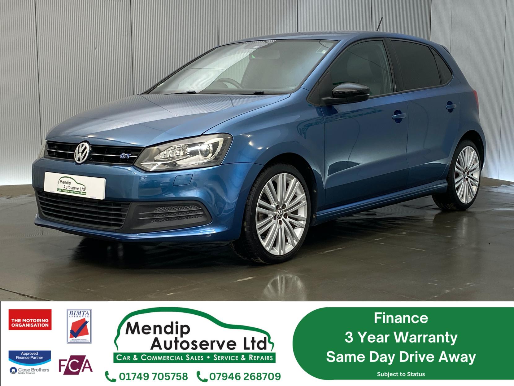 Volkswagen Polo 1.4 TSI BlueMotion Tech ACT BlueGT Hatchback 5dr Petrol DSG Euro 6 (s/s) (150 ps)