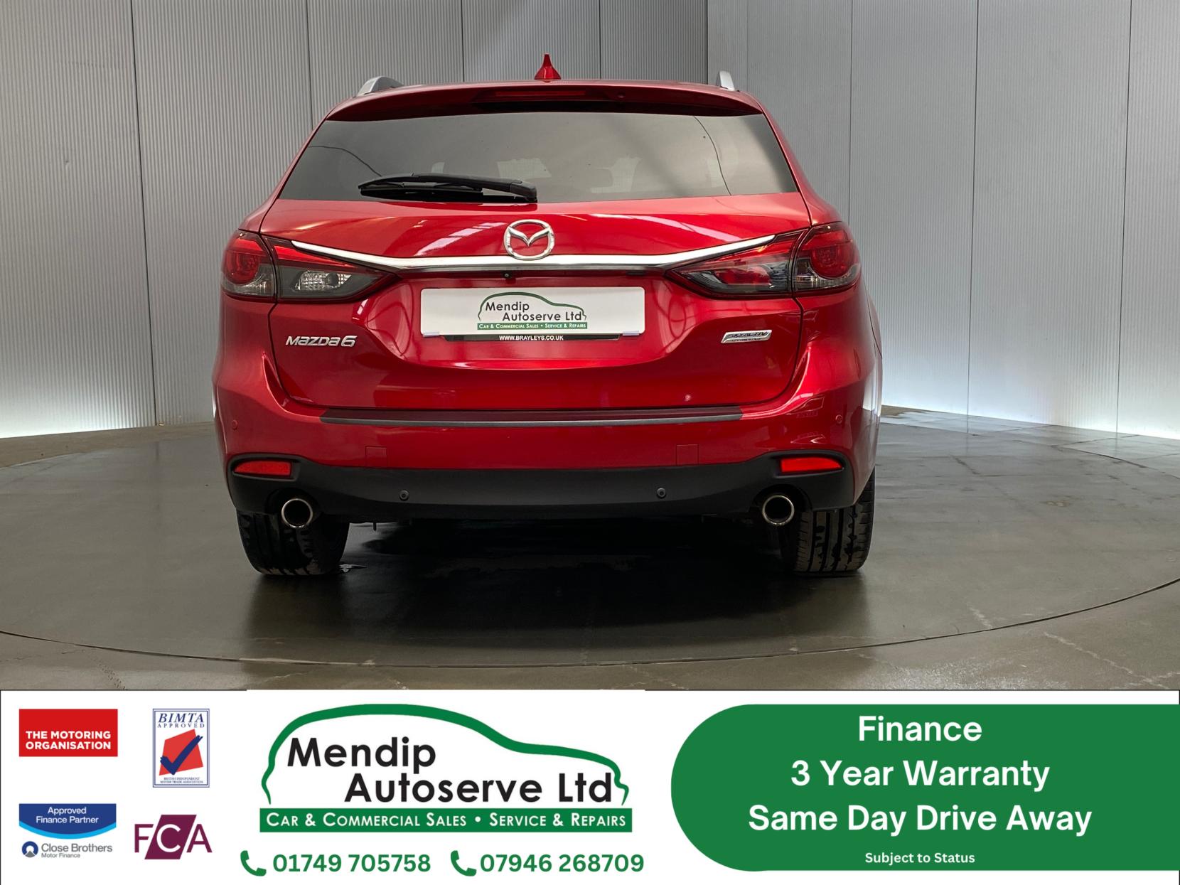 Mazda Mazda6 2.2 SKYACTIV-D Sport Nav Tourer 5dr Diesel Manual Euro 6 (s/s) (175 ps)
