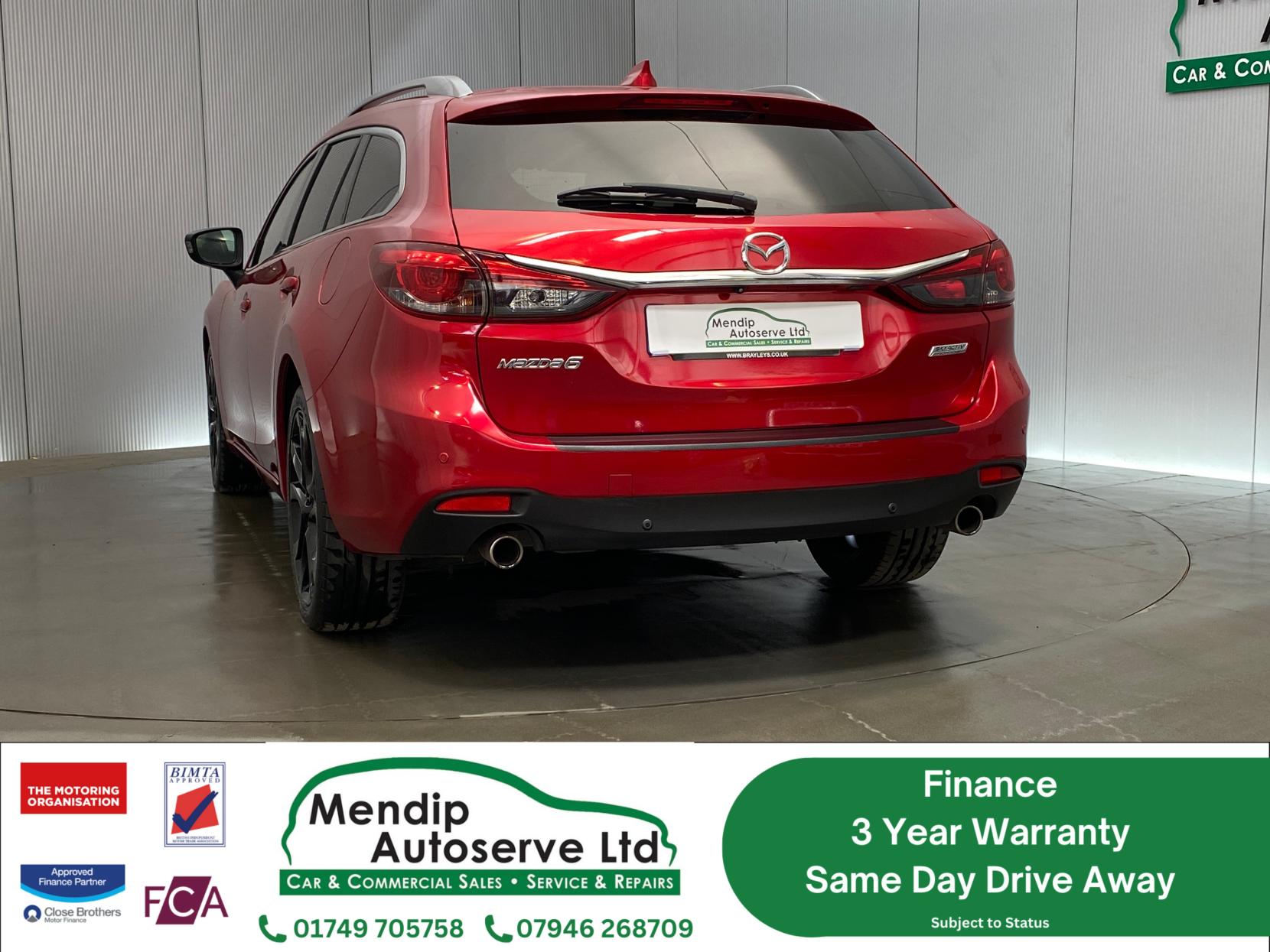 Mazda Mazda6 2.2 SKYACTIV-D Sport Nav Tourer 5dr Diesel Manual Euro 6 (s/s) (175 ps)