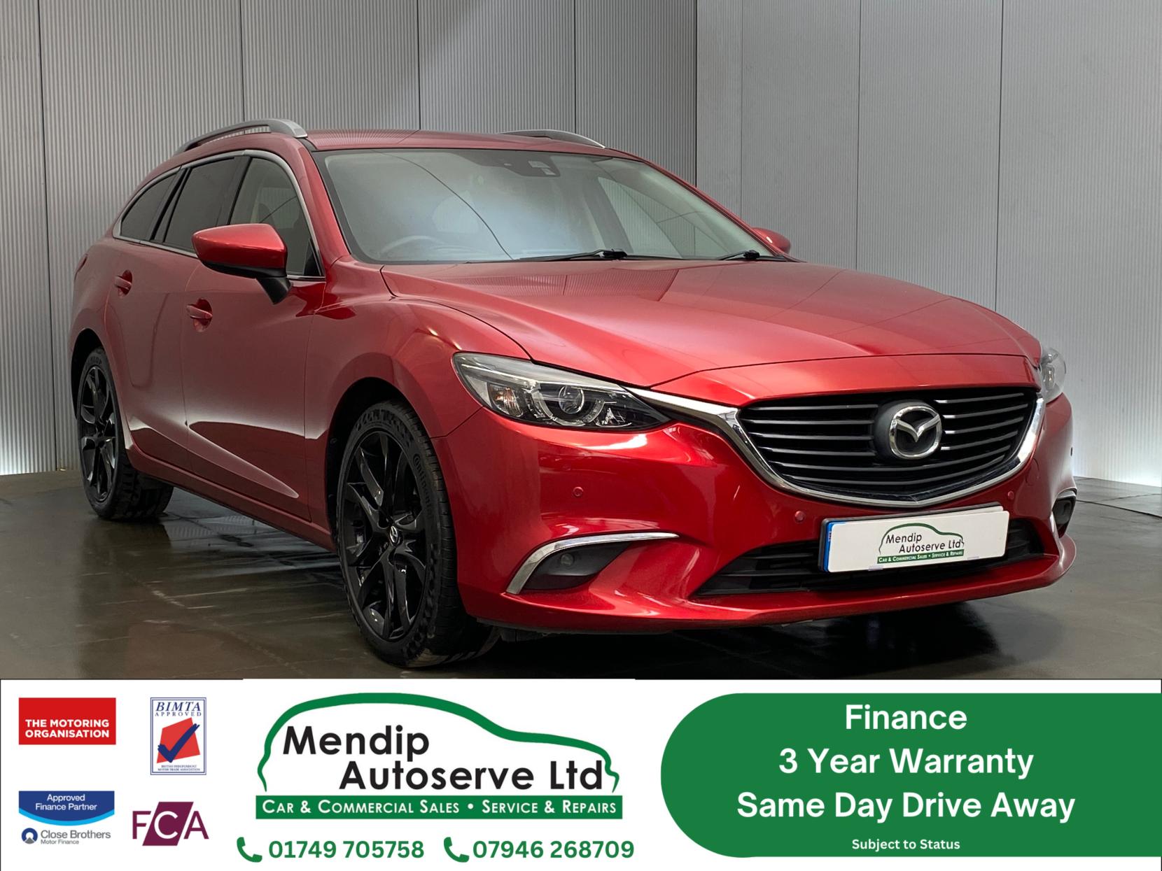 Mazda Mazda6 2.2 SKYACTIV-D Sport Nav Tourer 5dr Diesel Manual Euro 6 (s/s) (175 ps)