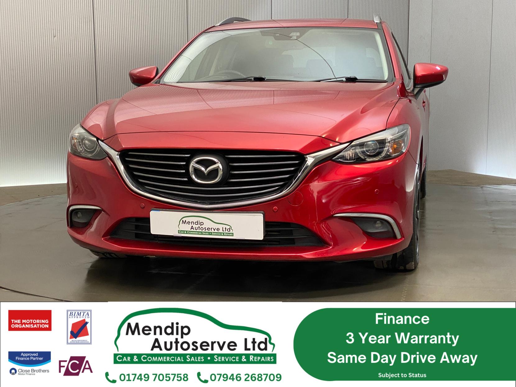 Mazda Mazda6 2.2 SKYACTIV-D Sport Nav Tourer 5dr Diesel Manual Euro 6 (s/s) (175 ps)