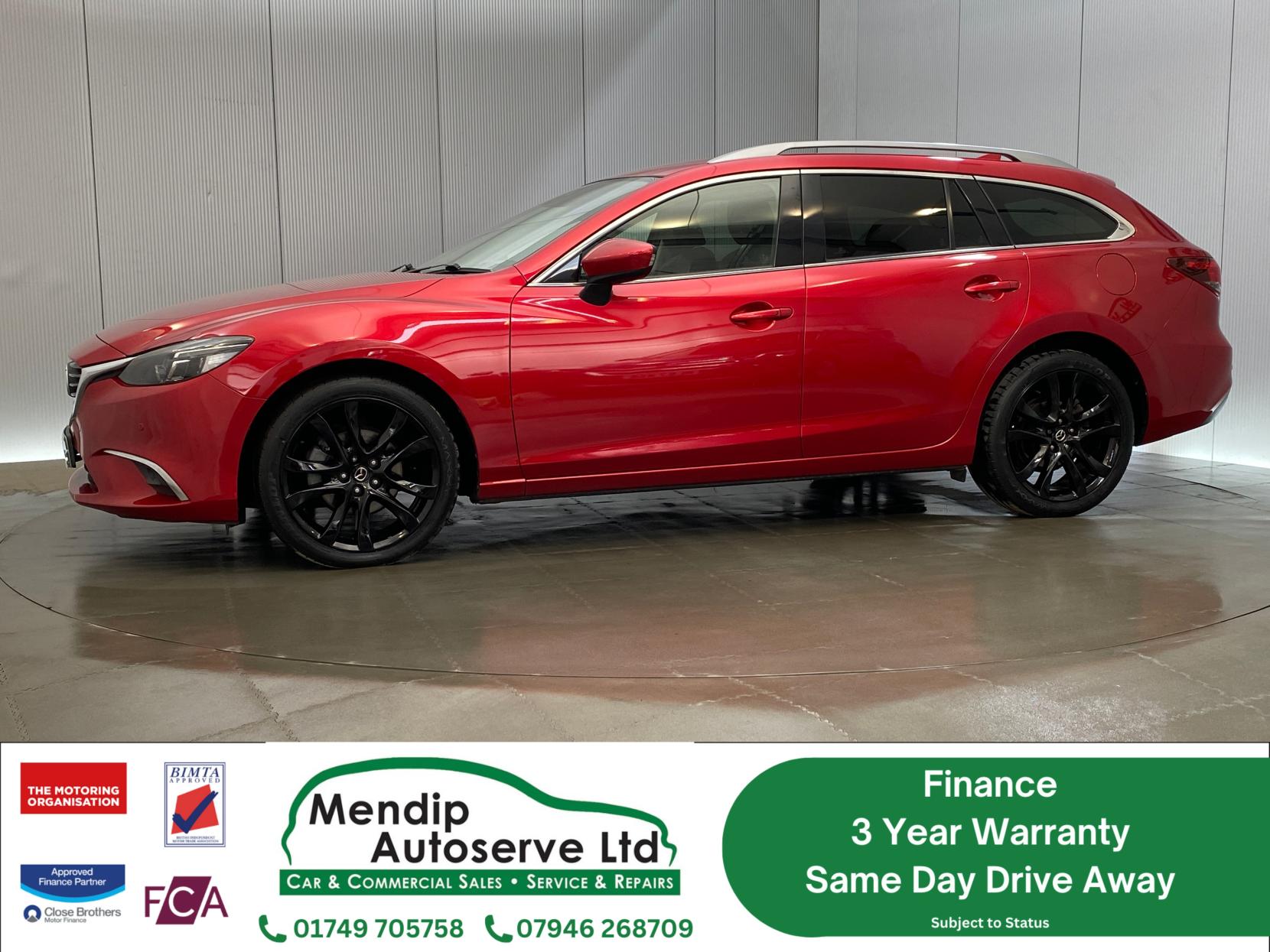 Mazda Mazda6 2.2 SKYACTIV-D Sport Nav Tourer 5dr Diesel Manual Euro 6 (s/s) (175 ps)