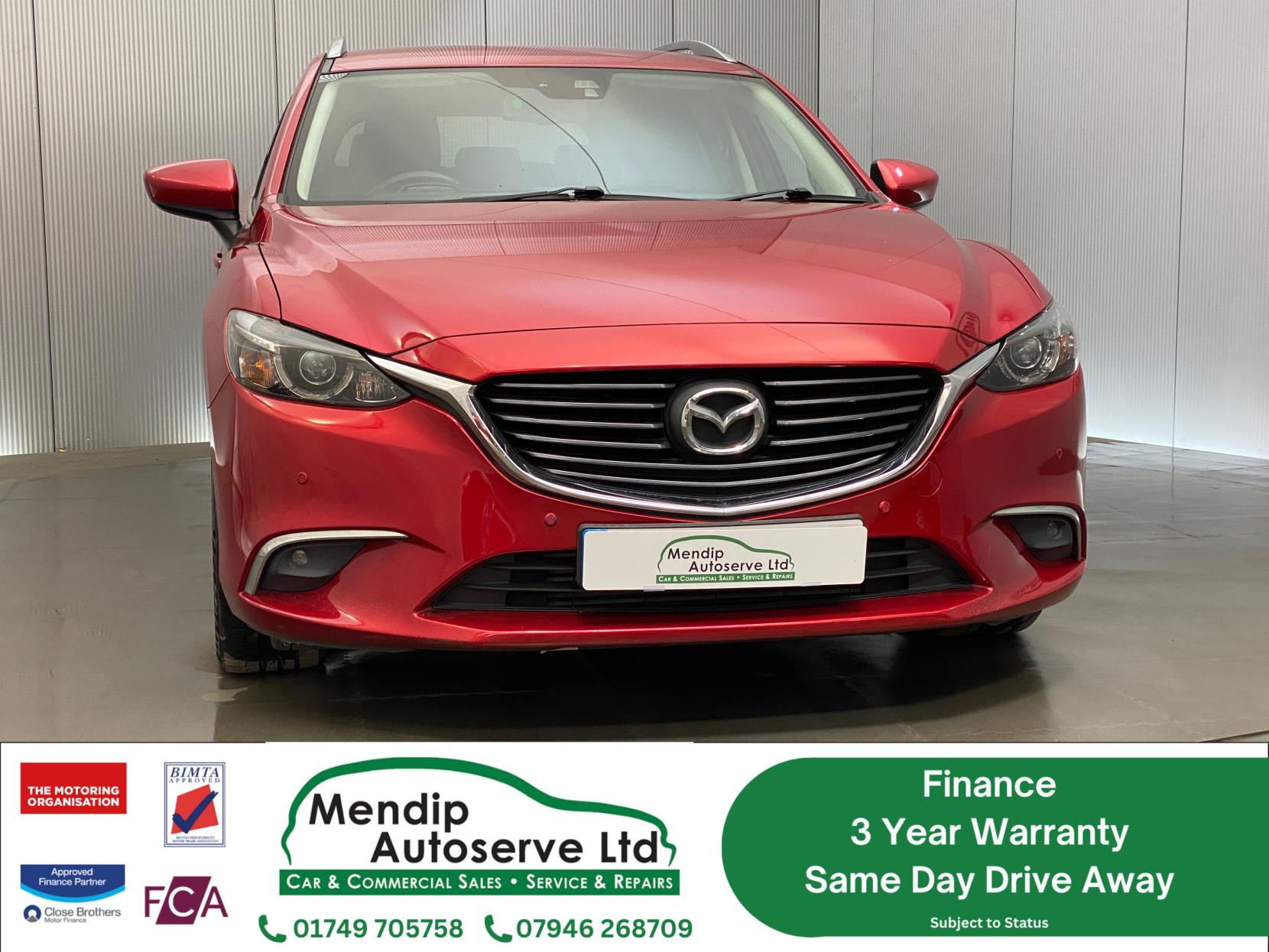 Mazda Mazda6 2.2 SKYACTIV-D Sport Nav Tourer 5dr Diesel Manual Euro 6 (s/s) (175 ps)