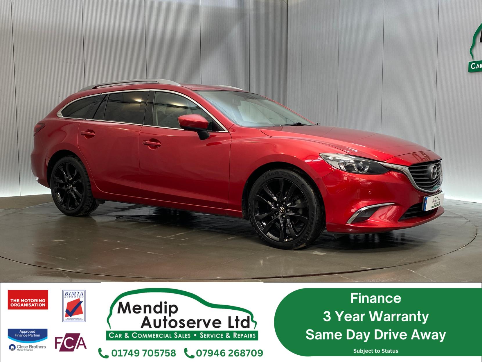 Mazda Mazda6 2.2 SKYACTIV-D Sport Nav Tourer 5dr Diesel Manual Euro 6 (s/s) (175 ps)