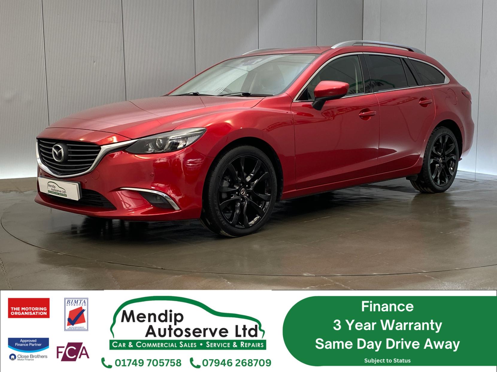 Mazda Mazda6 2.2 SKYACTIV-D Sport Nav Tourer 5dr Diesel Manual Euro 6 (s/s) (175 ps)