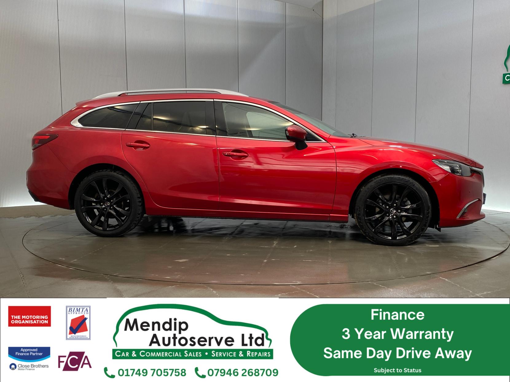 Mazda Mazda6 2.2 SKYACTIV-D Sport Nav Tourer 5dr Diesel Manual Euro 6 (s/s) (175 ps)