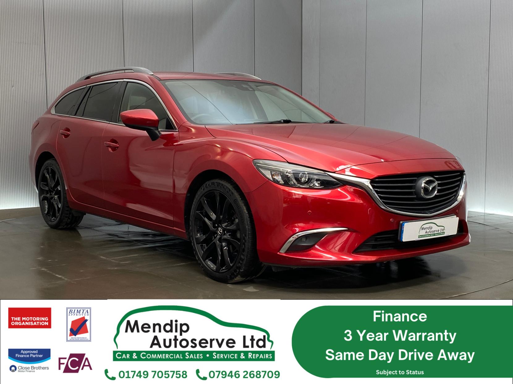 Mazda Mazda6 2.2 SKYACTIV-D Sport Nav Tourer 5dr Diesel Manual Euro 6 (s/s) (175 ps)