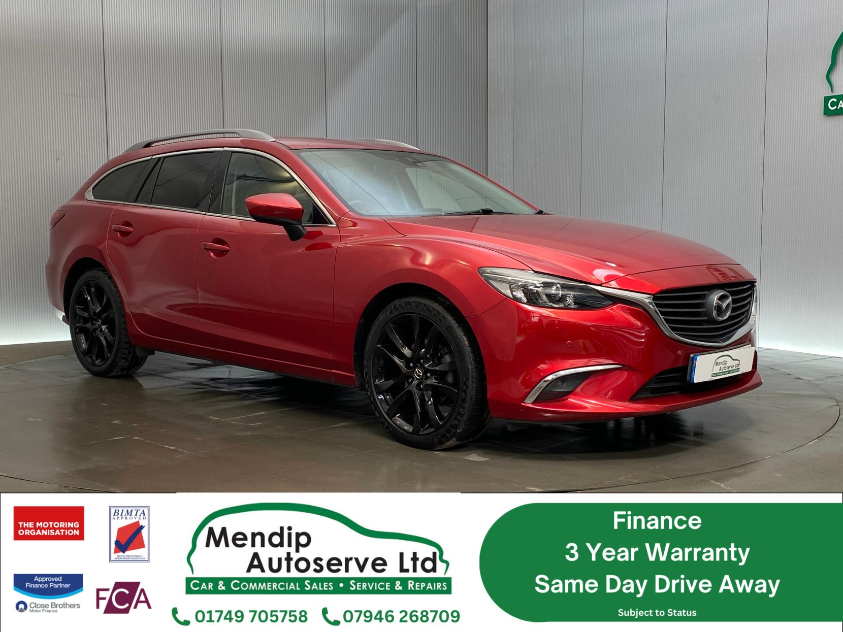 Mazda Mazda6 2.2 SKYACTIV-D Sport Nav Tourer 5dr Diesel Manual Euro 6 (s/s) (175 ps)