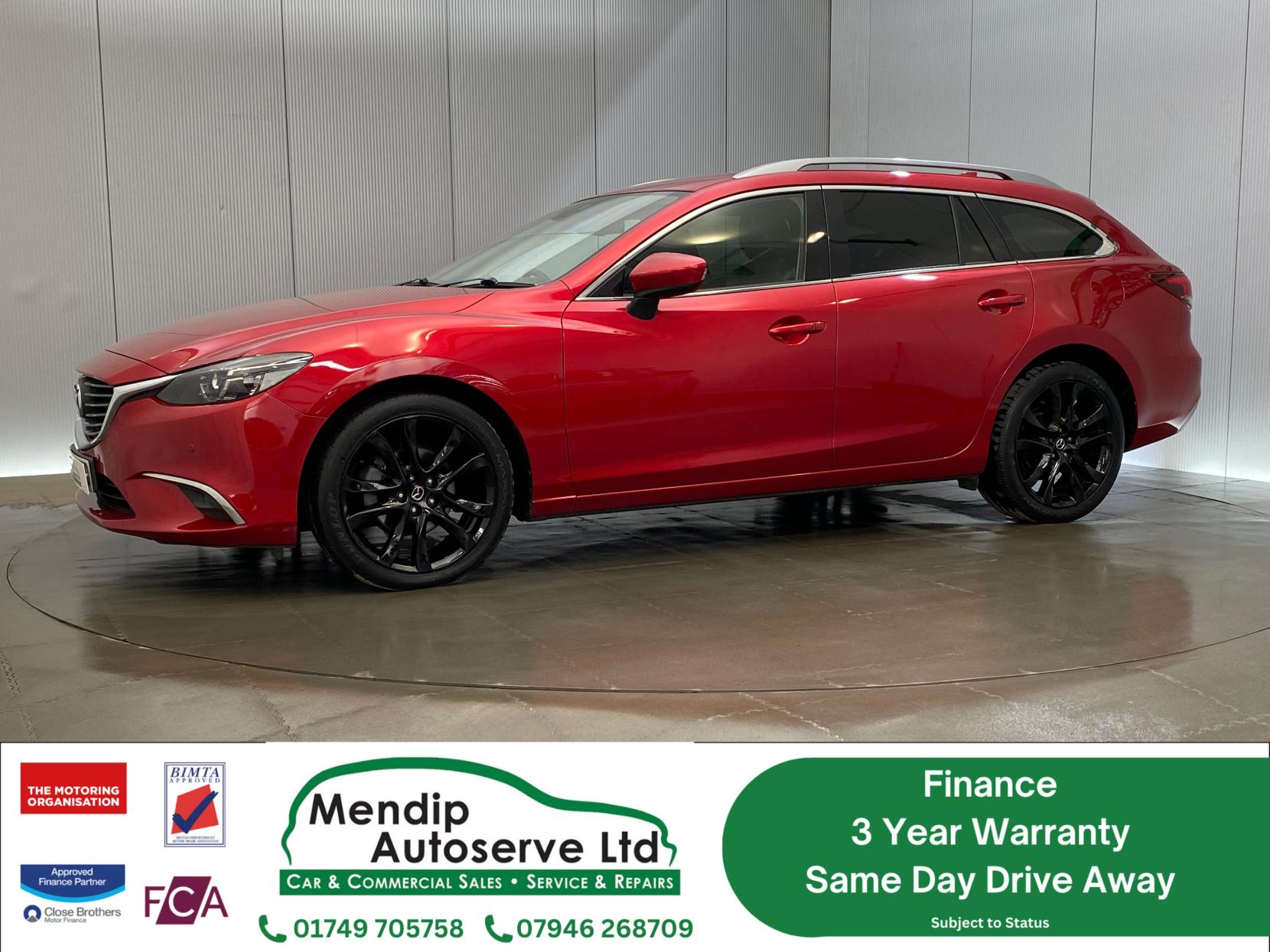Mazda Mazda6 2.2 SKYACTIV-D Sport Nav Tourer 5dr Diesel Manual Euro 6 (s/s) (175 ps)
