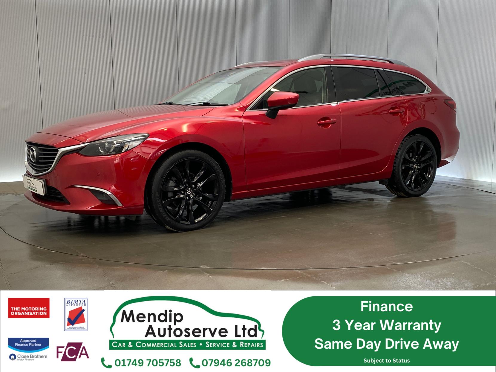 Mazda Mazda6 2.2 SKYACTIV-D Sport Nav Tourer 5dr Diesel Manual Euro 6 (s/s) (175 ps)
