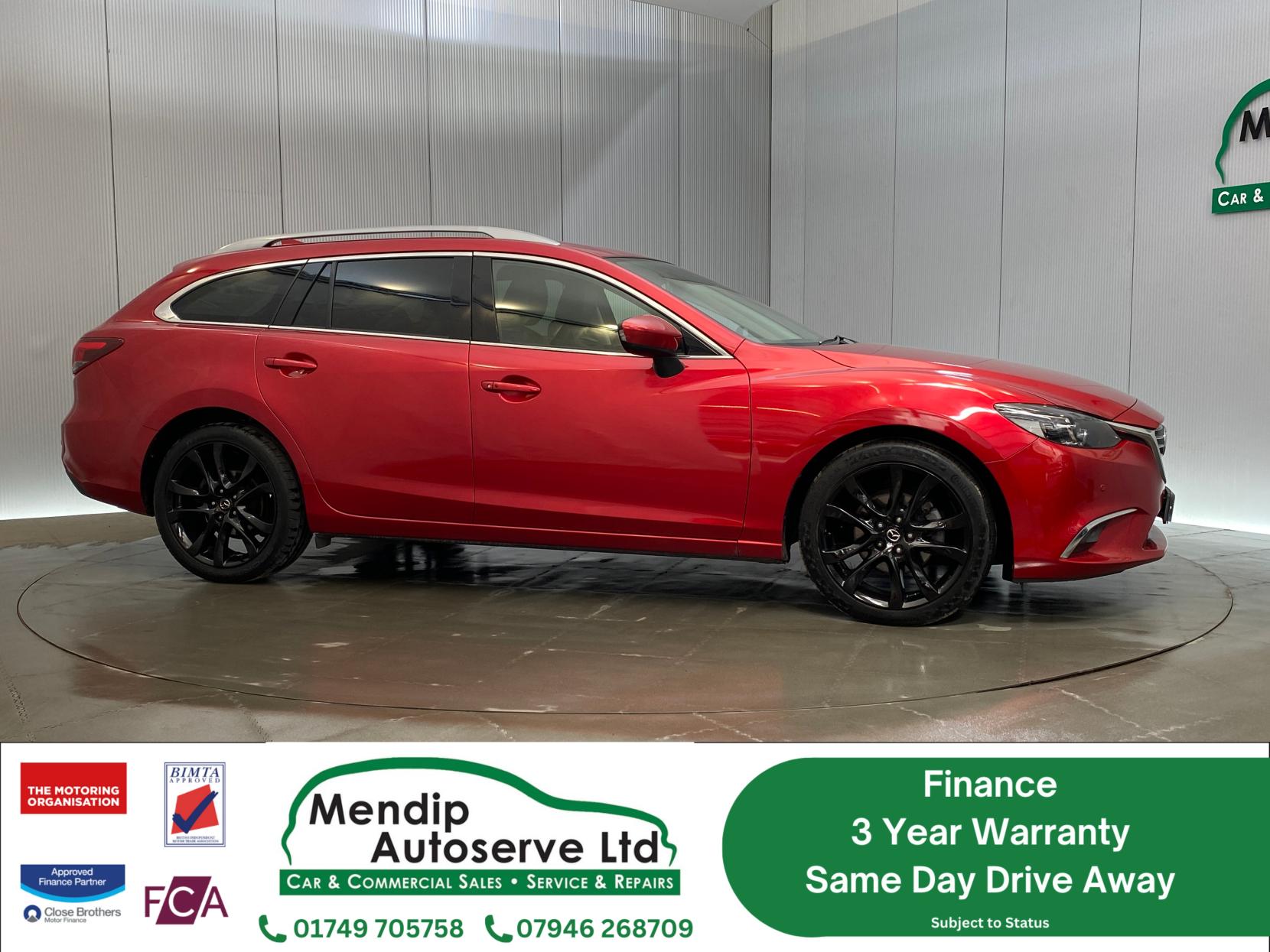 Mazda Mazda6 2.2 SKYACTIV-D Sport Nav Tourer 5dr Diesel Manual Euro 6 (s/s) (175 ps)