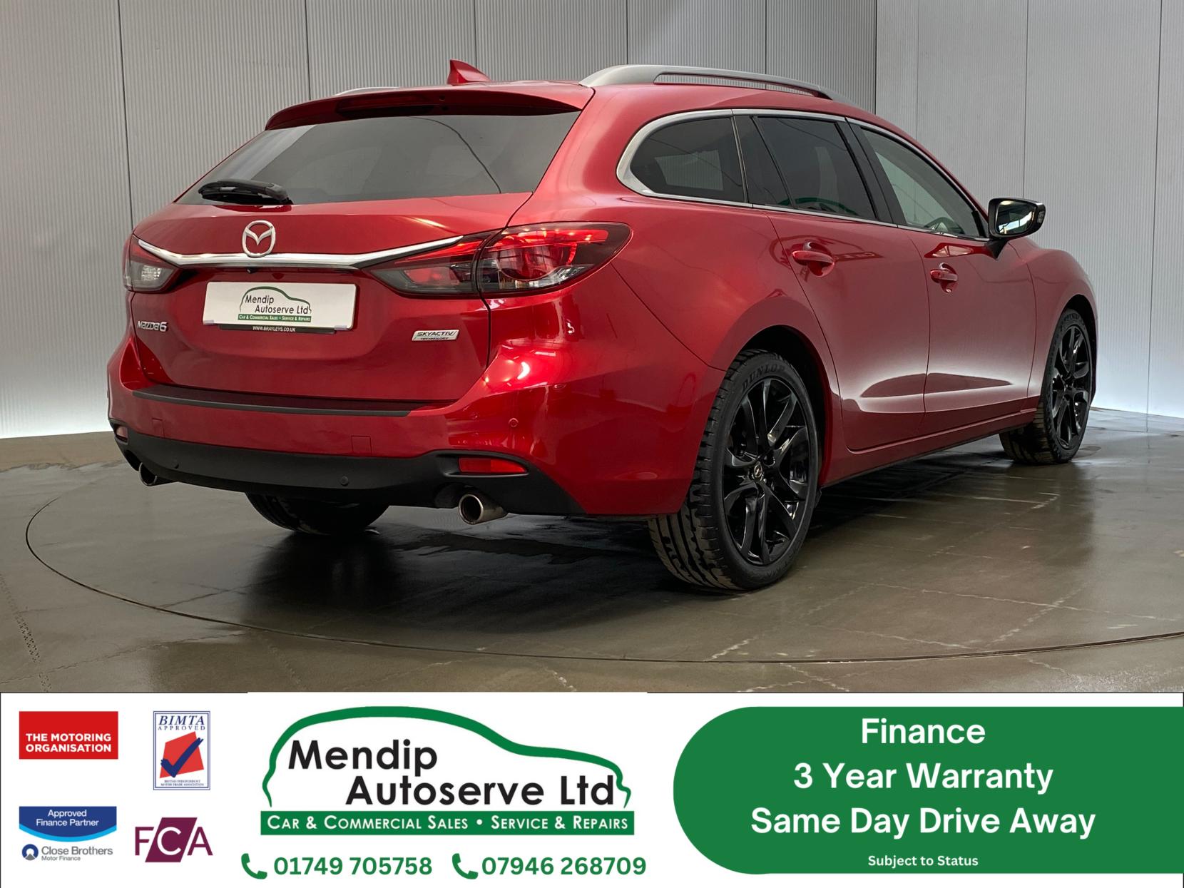 Mazda Mazda6 2.2 SKYACTIV-D Sport Nav Tourer 5dr Diesel Manual Euro 6 (s/s) (175 ps)
