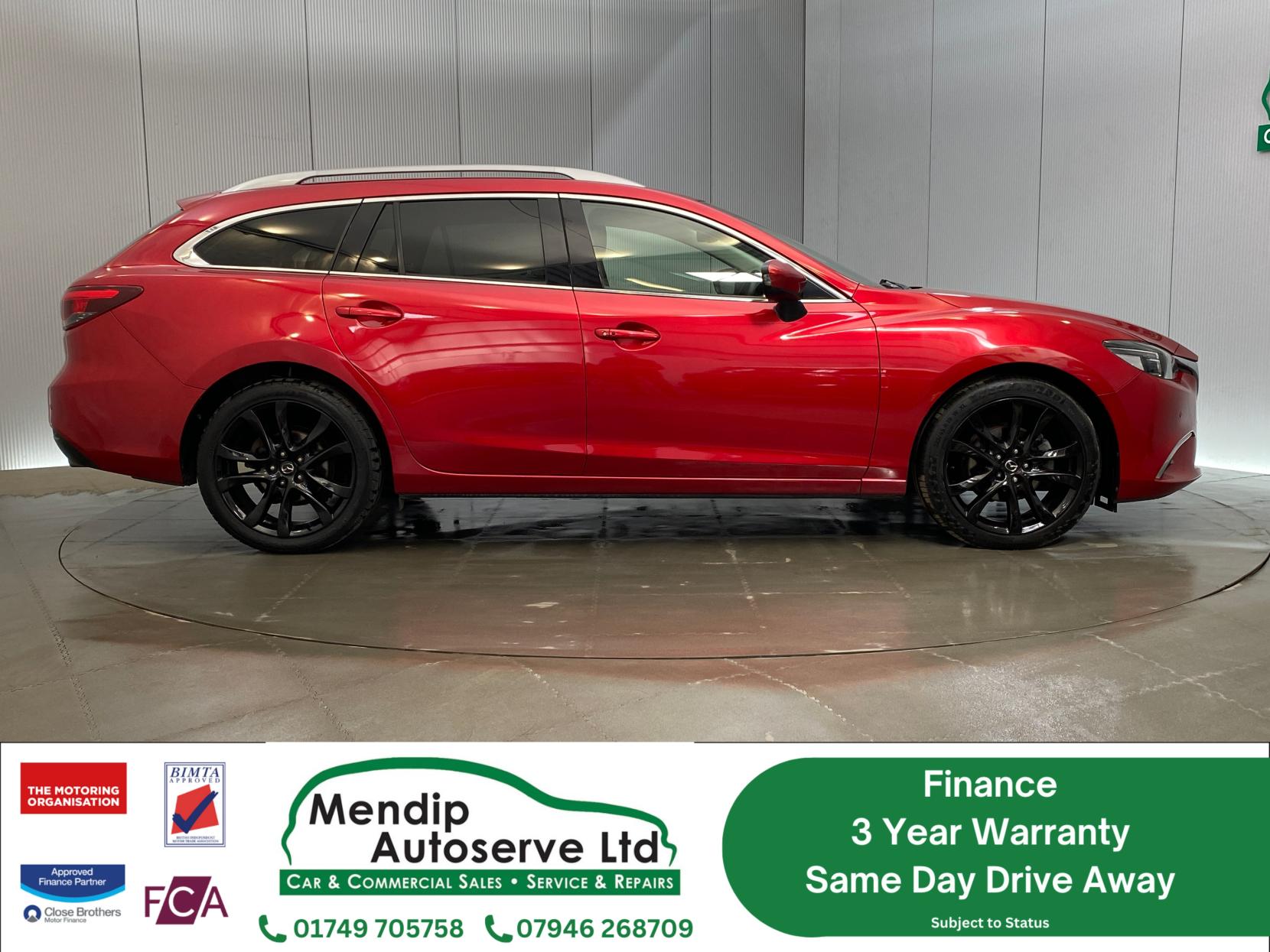 Mazda Mazda6 2.2 SKYACTIV-D Sport Nav Tourer 5dr Diesel Manual Euro 6 (s/s) (175 ps)