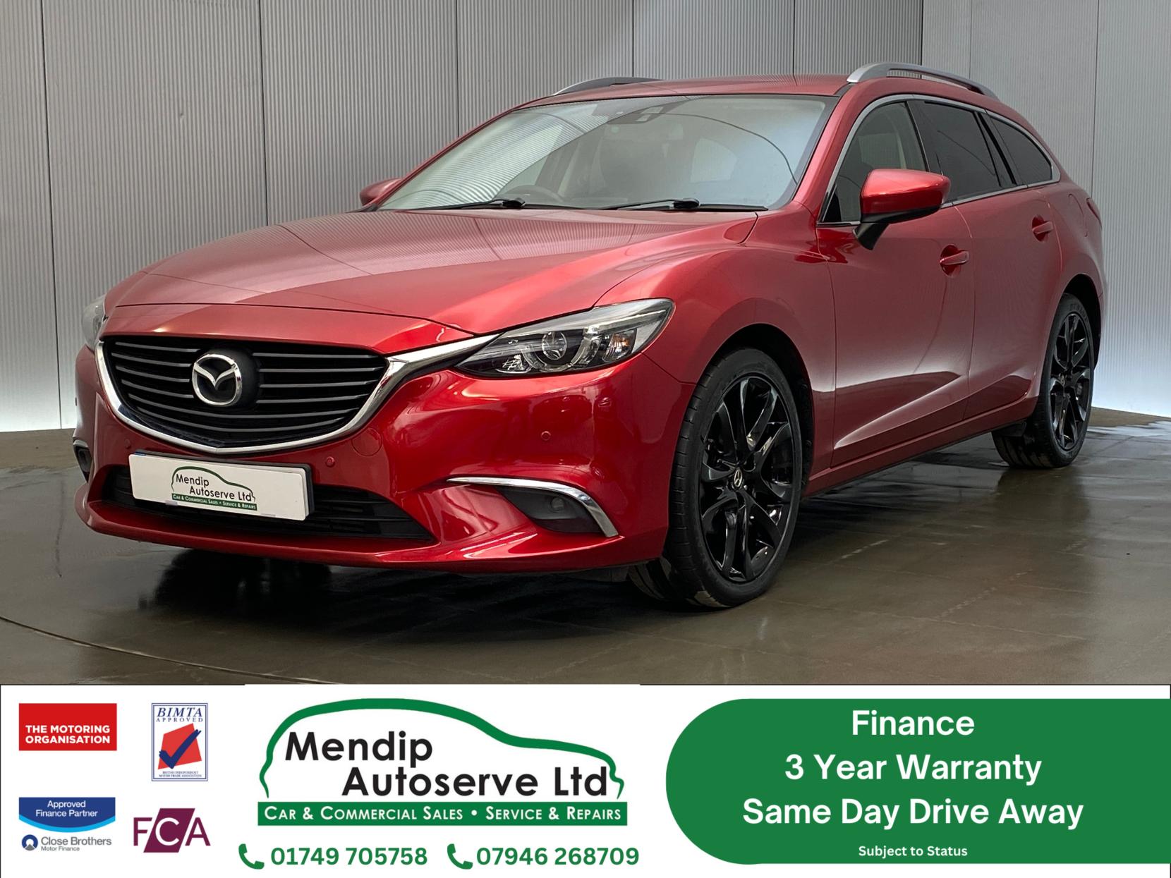 Mazda Mazda6 2.2 SKYACTIV-D Sport Nav Tourer 5dr Diesel Manual Euro 6 (s/s) (175 ps)