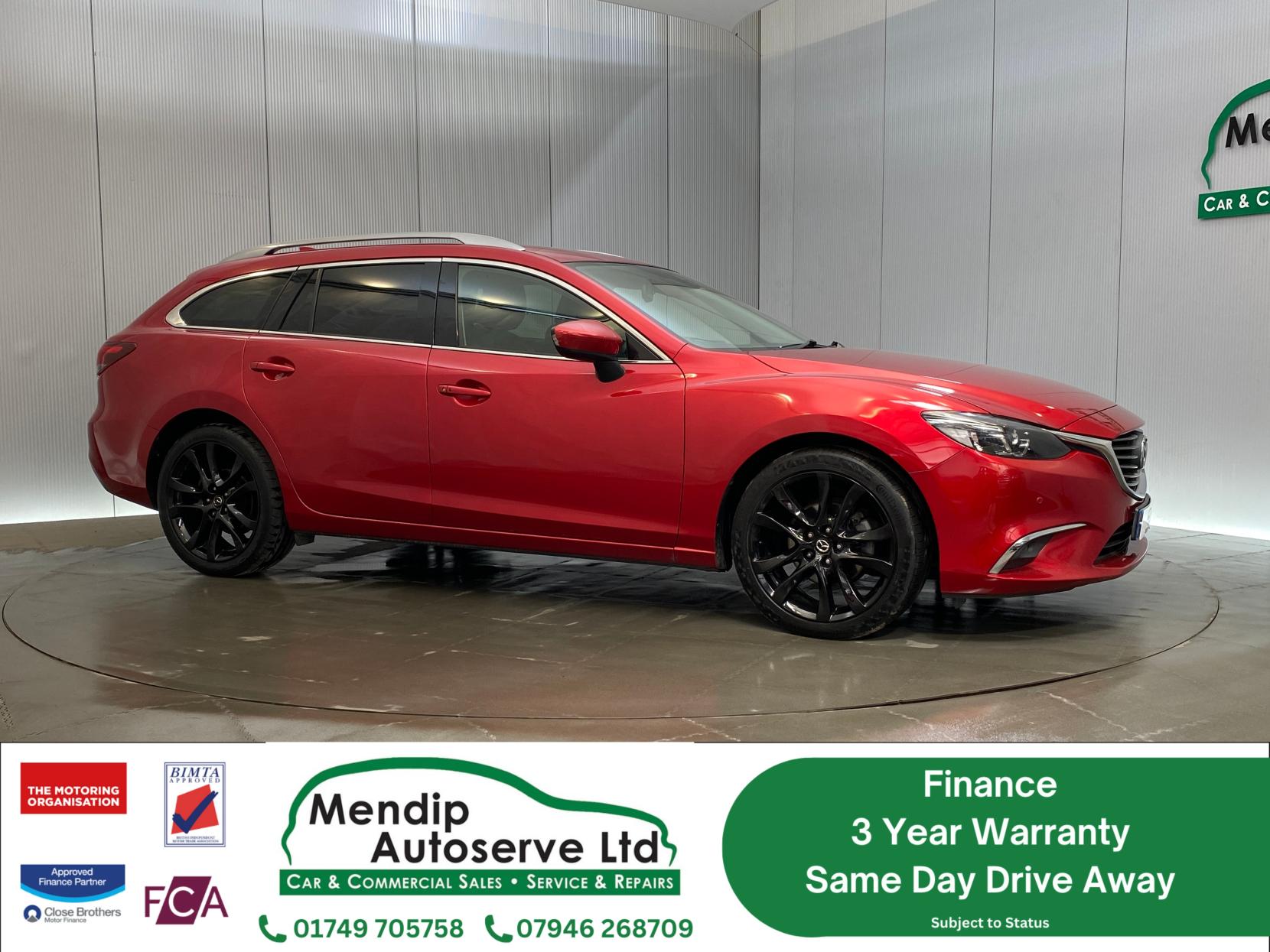 Mazda Mazda6 2.2 SKYACTIV-D Sport Nav Tourer 5dr Diesel Manual Euro 6 (s/s) (175 ps)